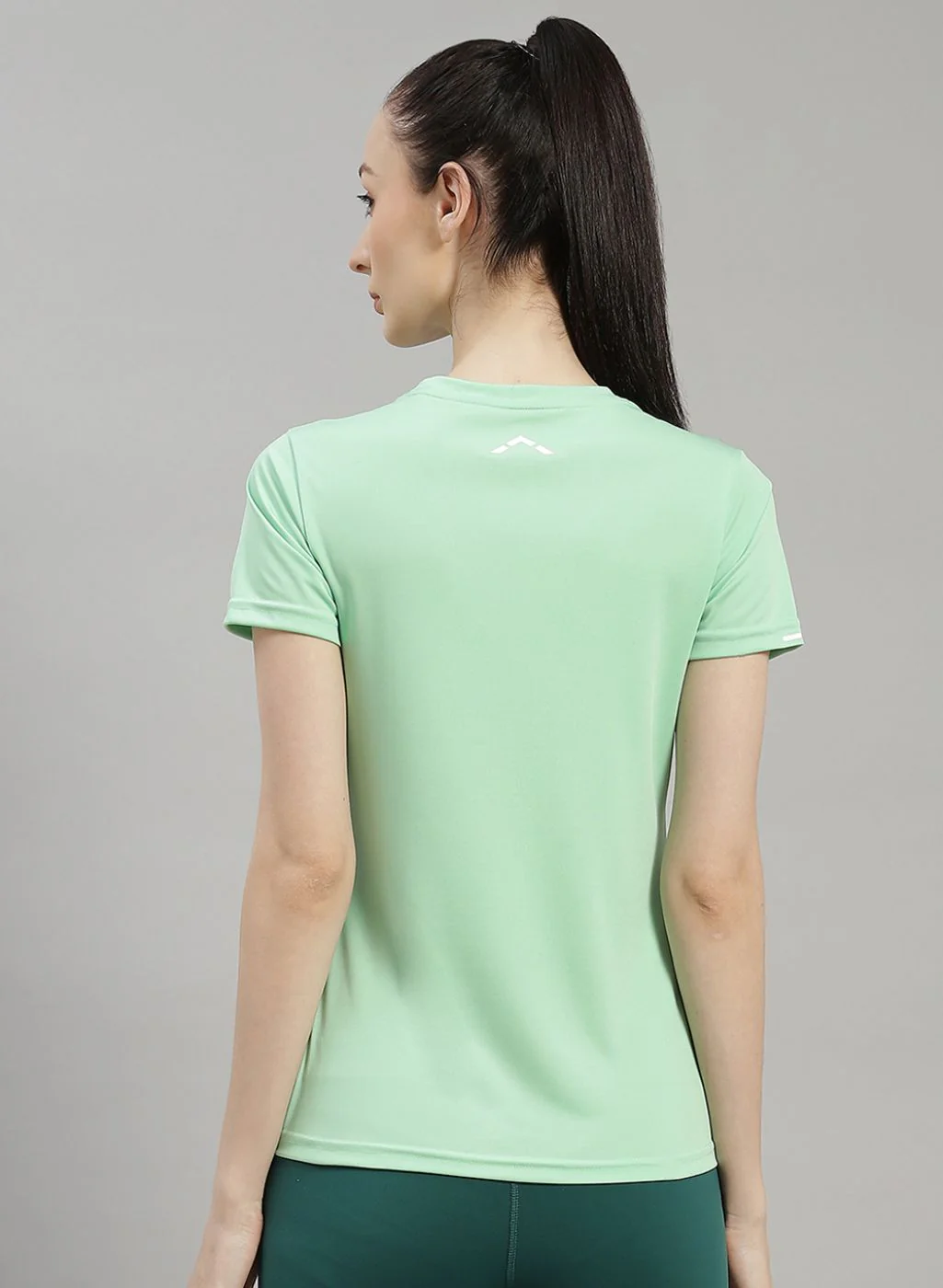 Rock.it Women Green Solid Top - Image 5