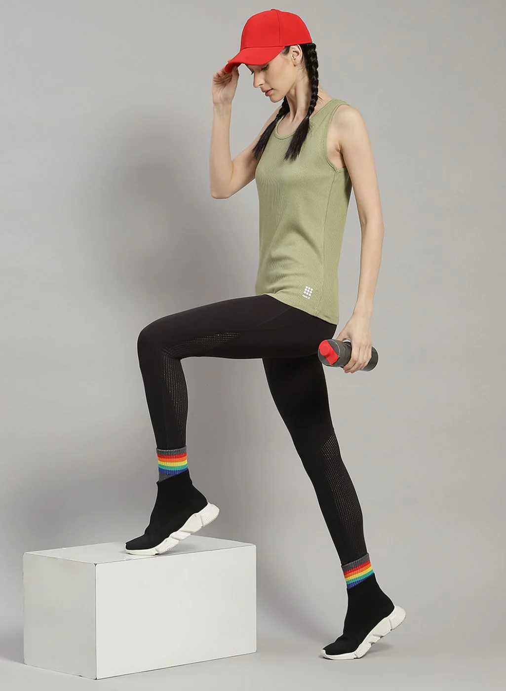 Rock.it Women Green Solid Top - Image 5
