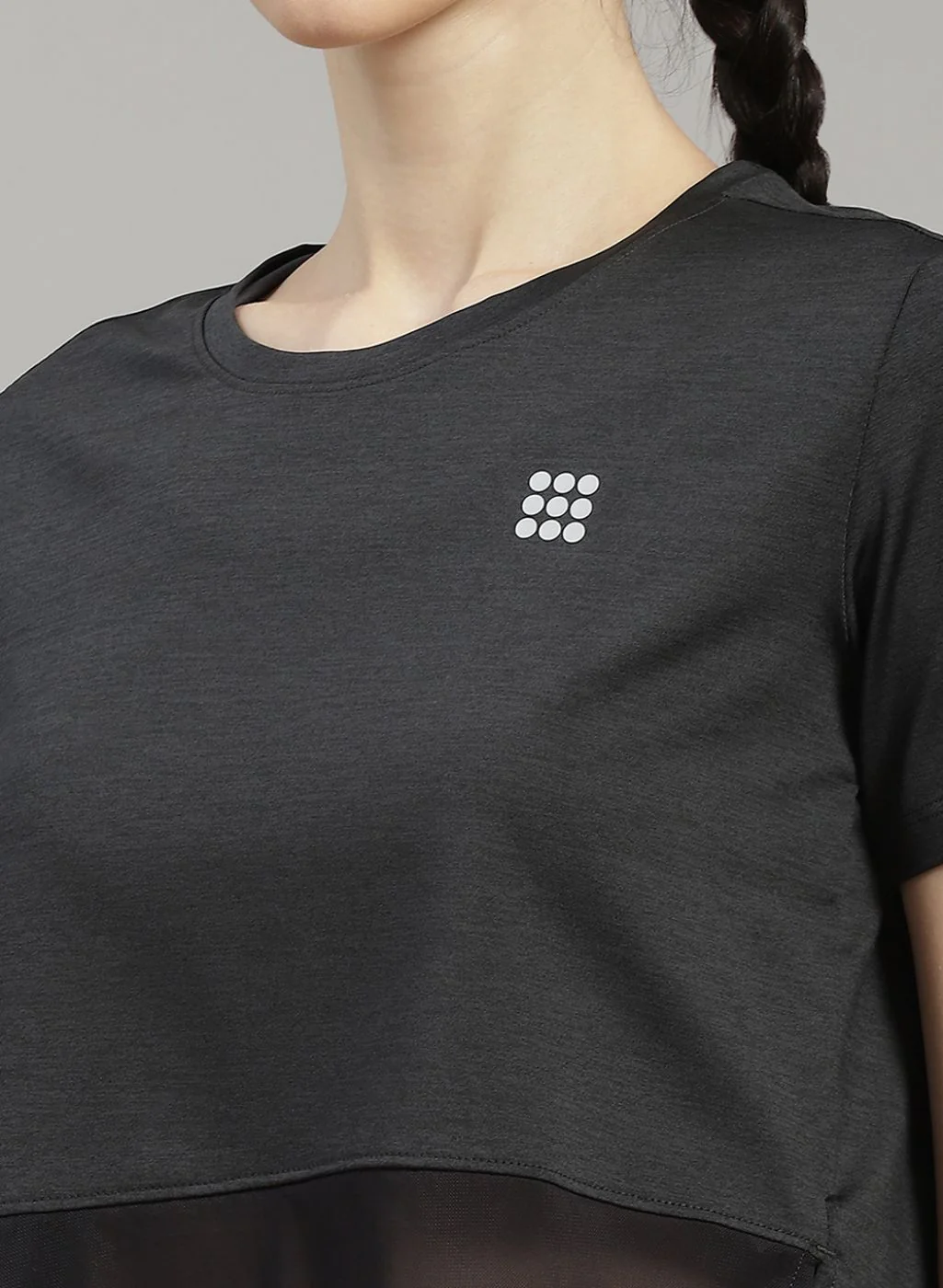 Rock.it Women Grey Solid Top - Image 6