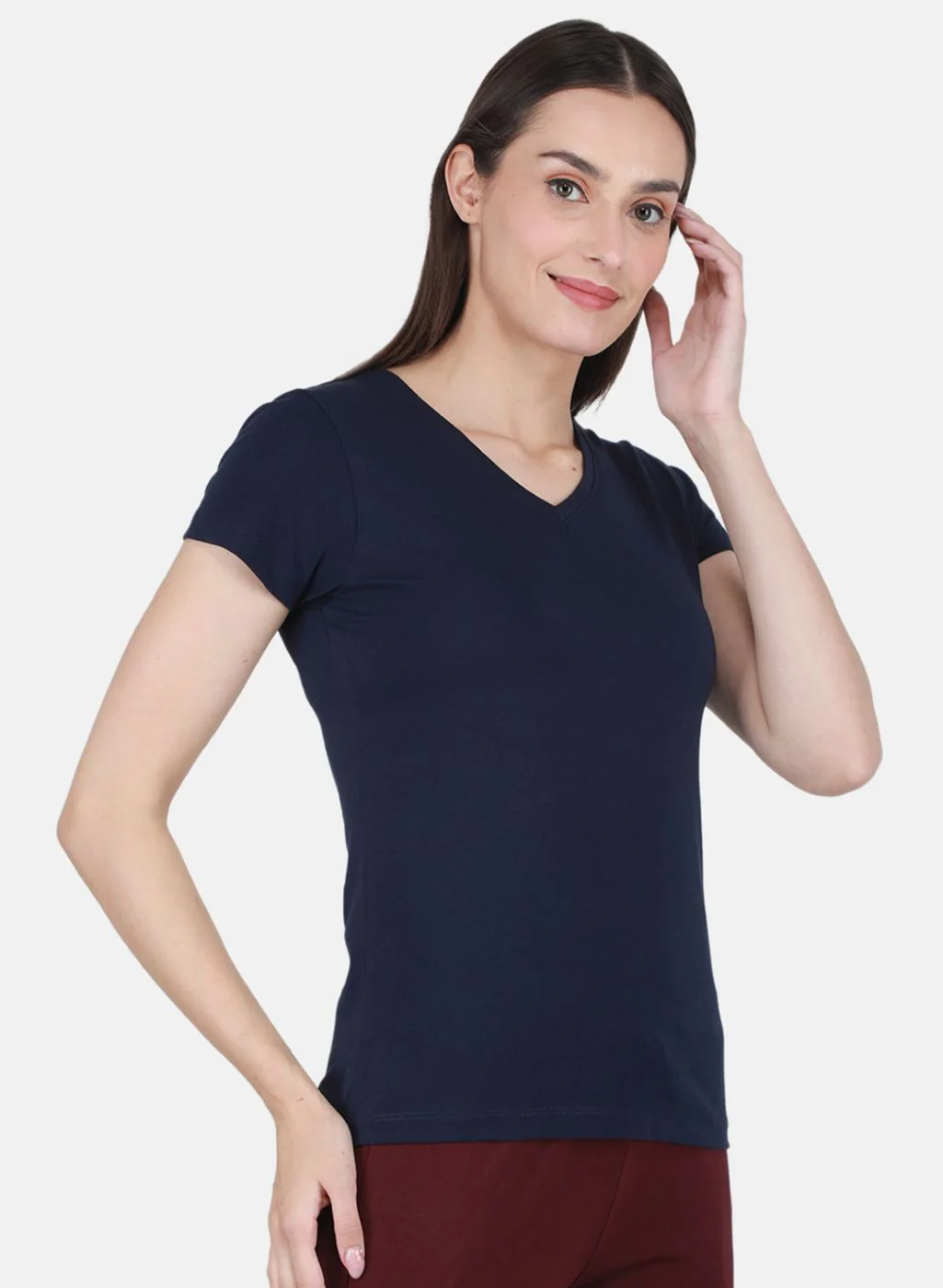 Rock.it Women Navy Blue Solid Top - Image 6