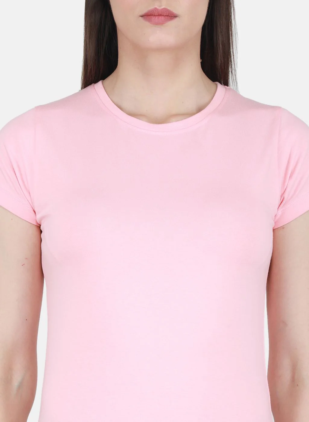 Rock.it Women Peach Solid Top - Image 5
