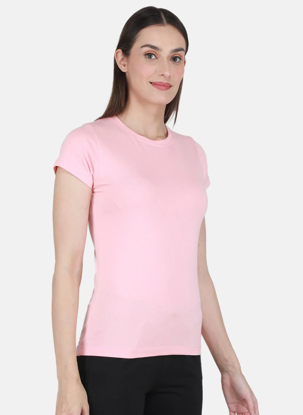Rock.it Women Peach Solid Top - Image 6