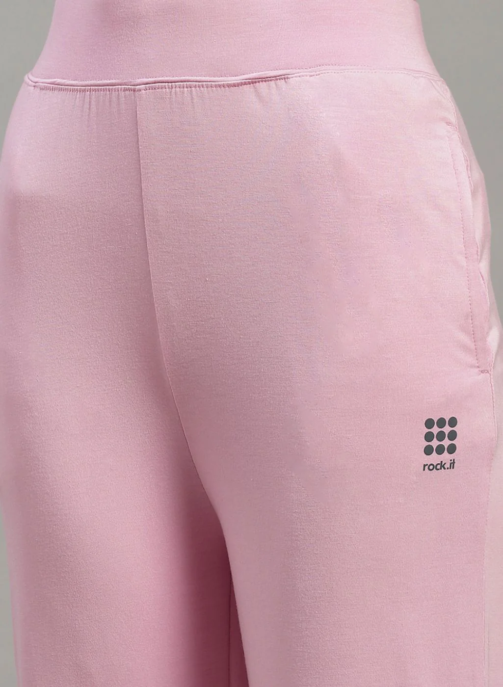 Rock.it Women Pink Solid Trackpants - Image 6
