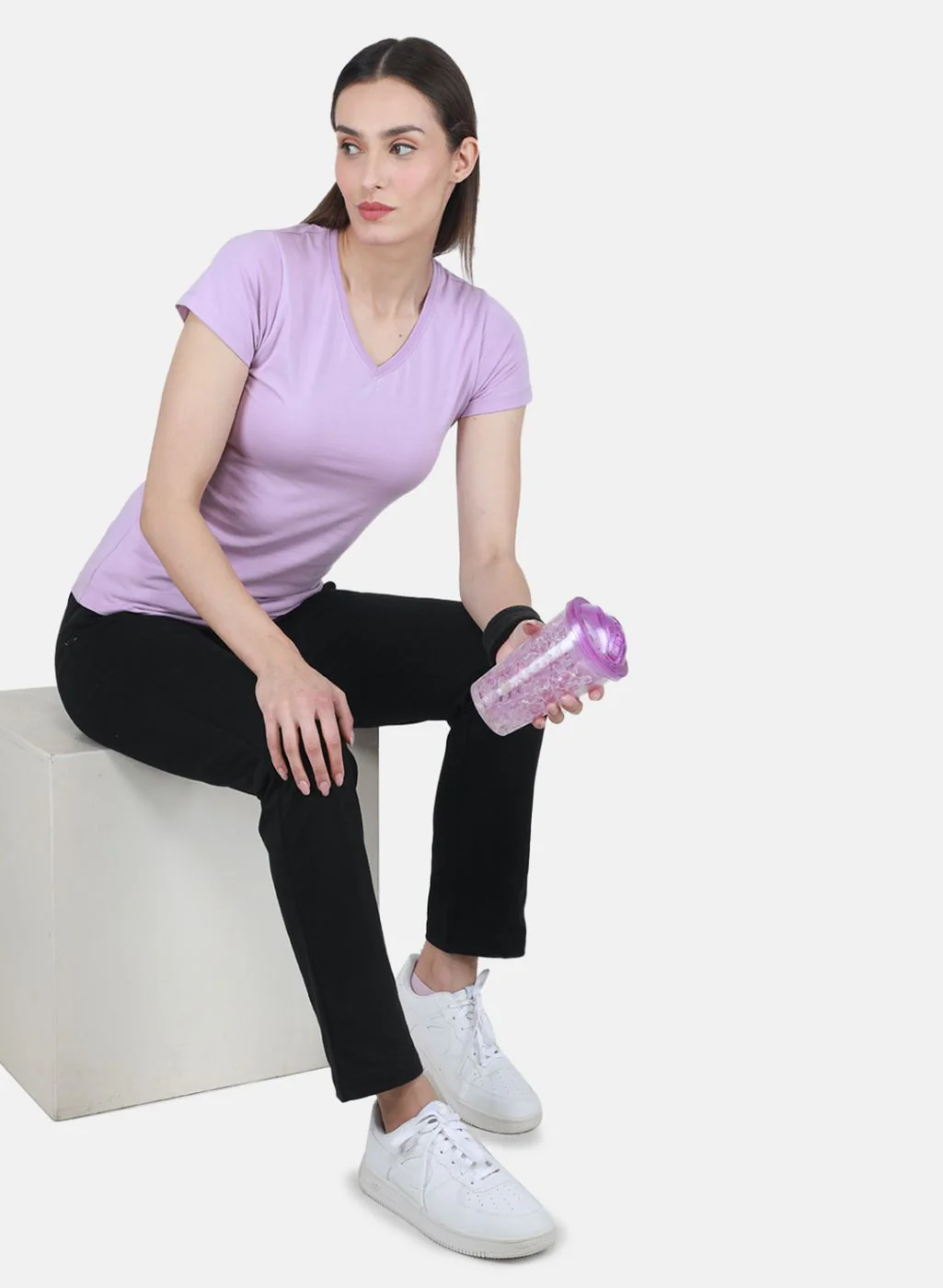 Rock.it Women Purple Solid Top - Image 4