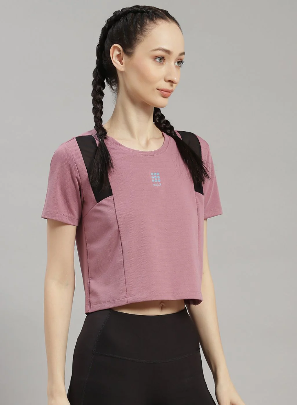 Rock.it Women Purple Solid Top - Image 3