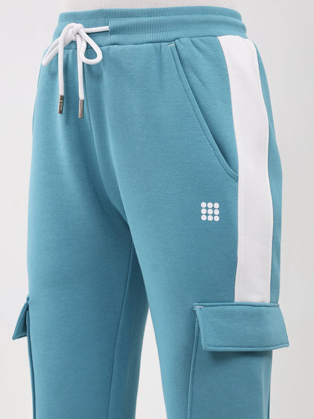 Rock.it Women Teal Blue Solid Regular Fit Winter Lower - Image 6