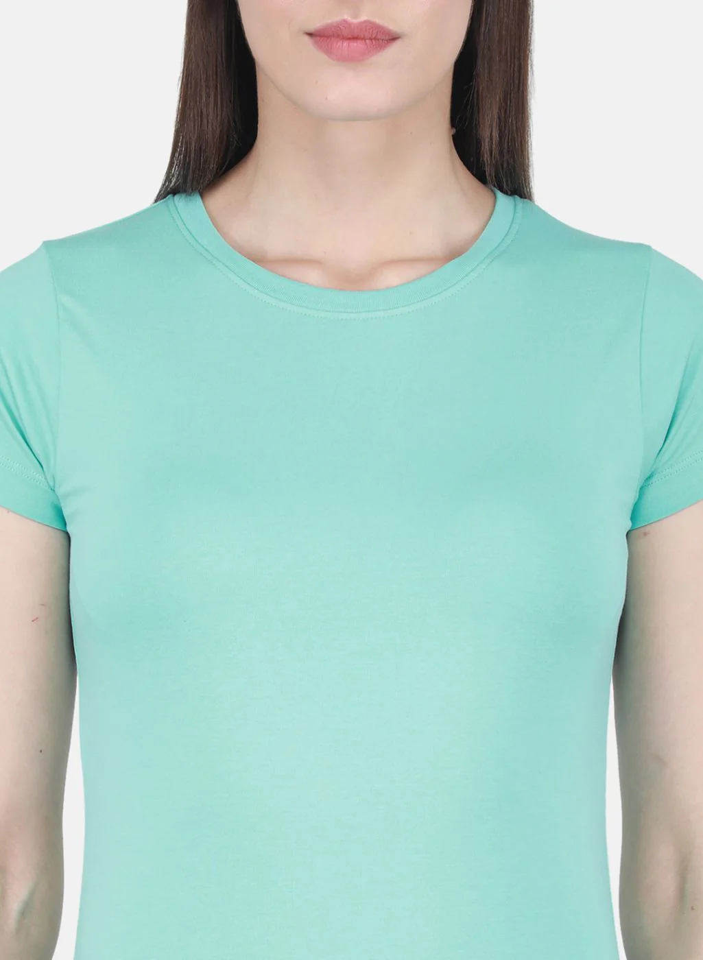 Rock.it Women Turquoise Blue Solid Top - Image 5