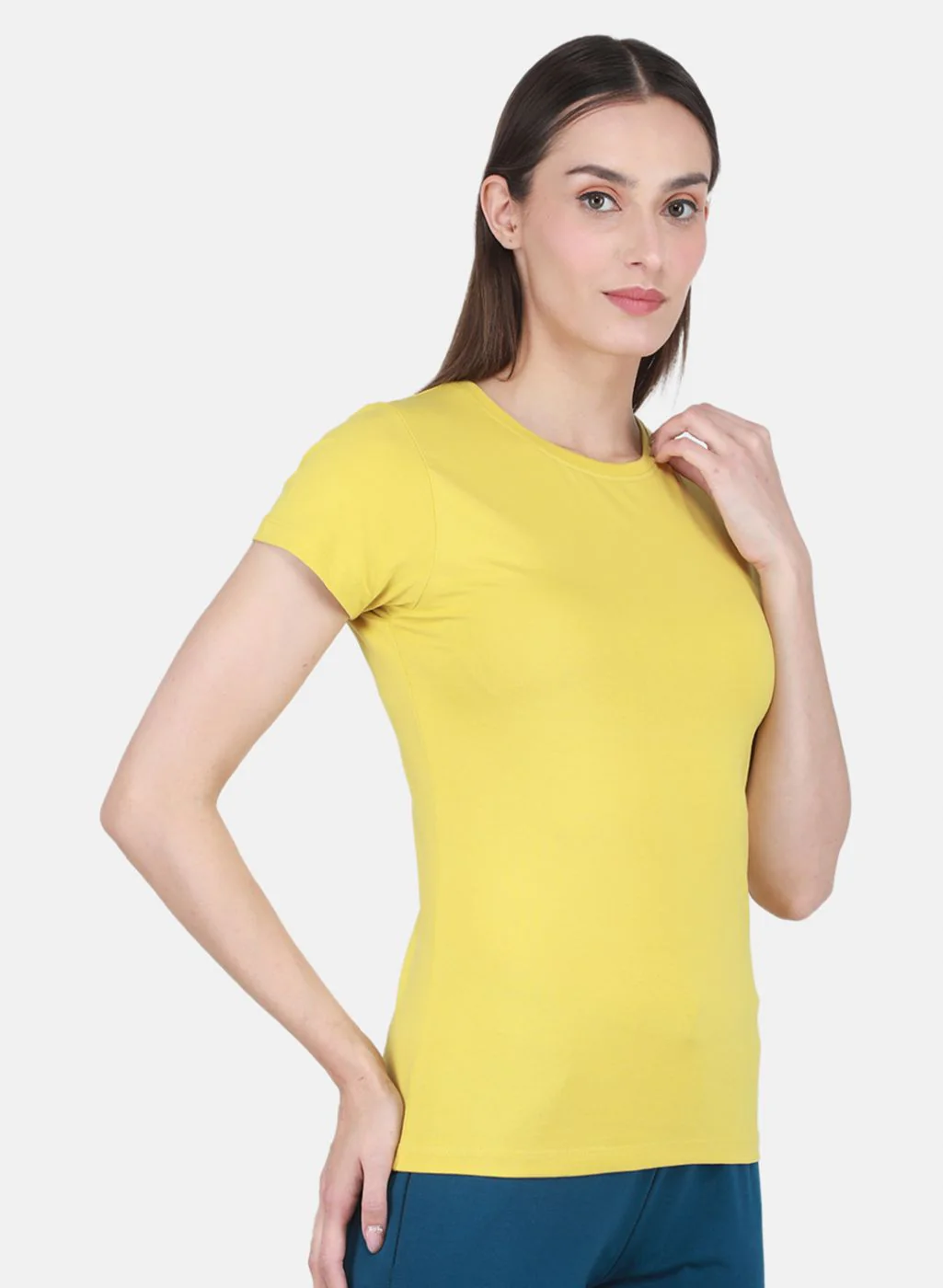 Rock.it Women Yellow Solid Top - Image 6