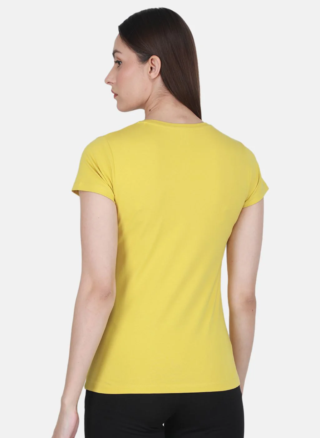 Rock.it Women Yellow Solid Top - Image 3