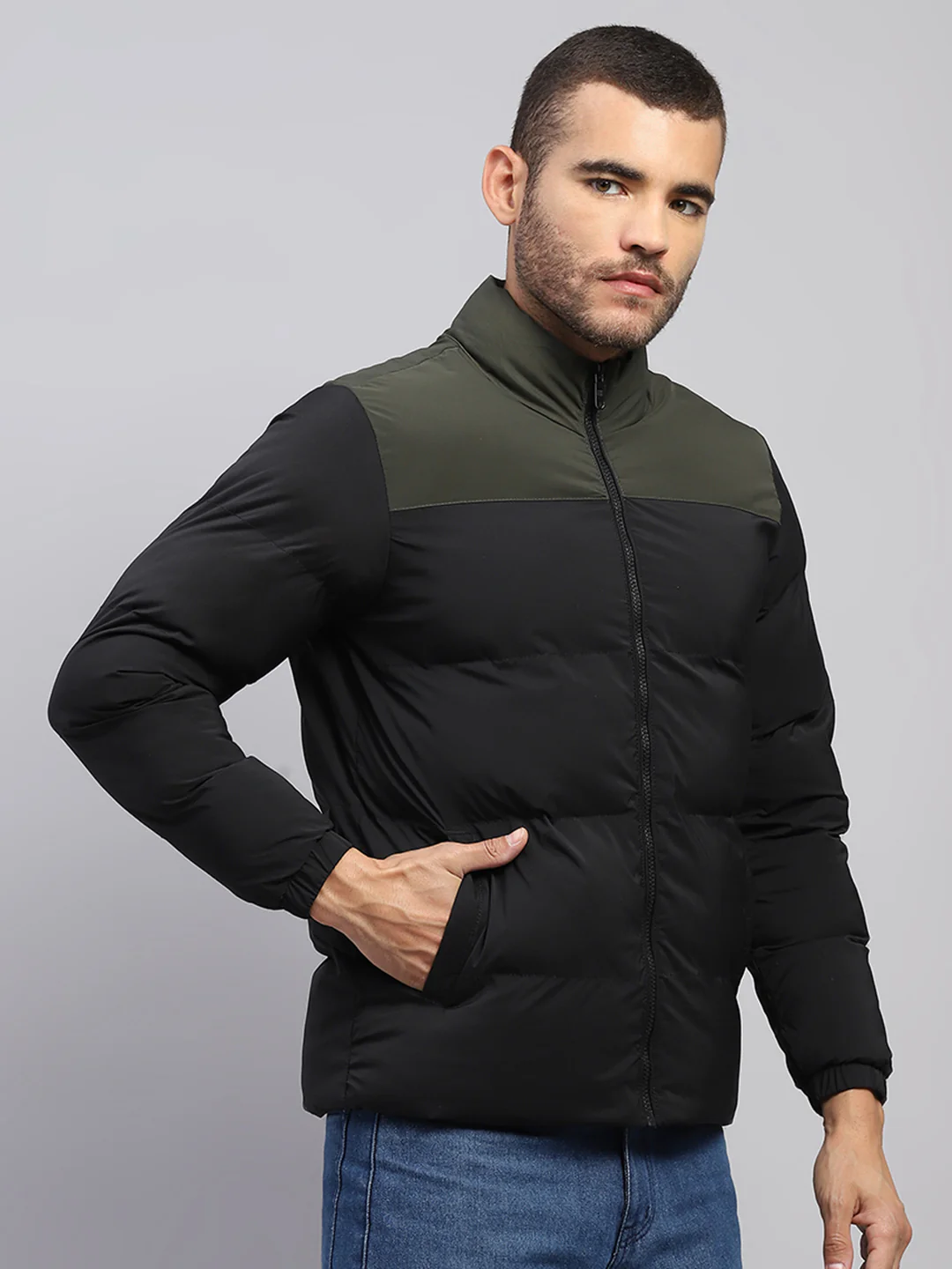 Rock.it Men Black Solid Hooded Full Sleeve Jacket - Image 4