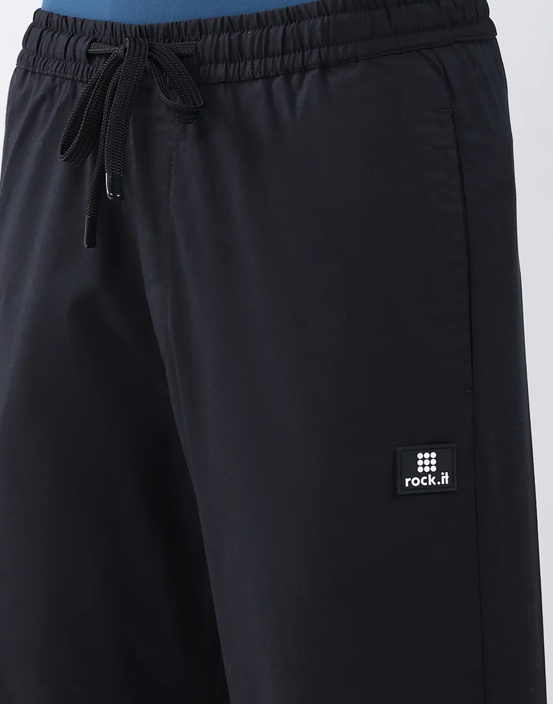 Rock.it Men Black Solid Regular Fit Winter Lower - Image 6