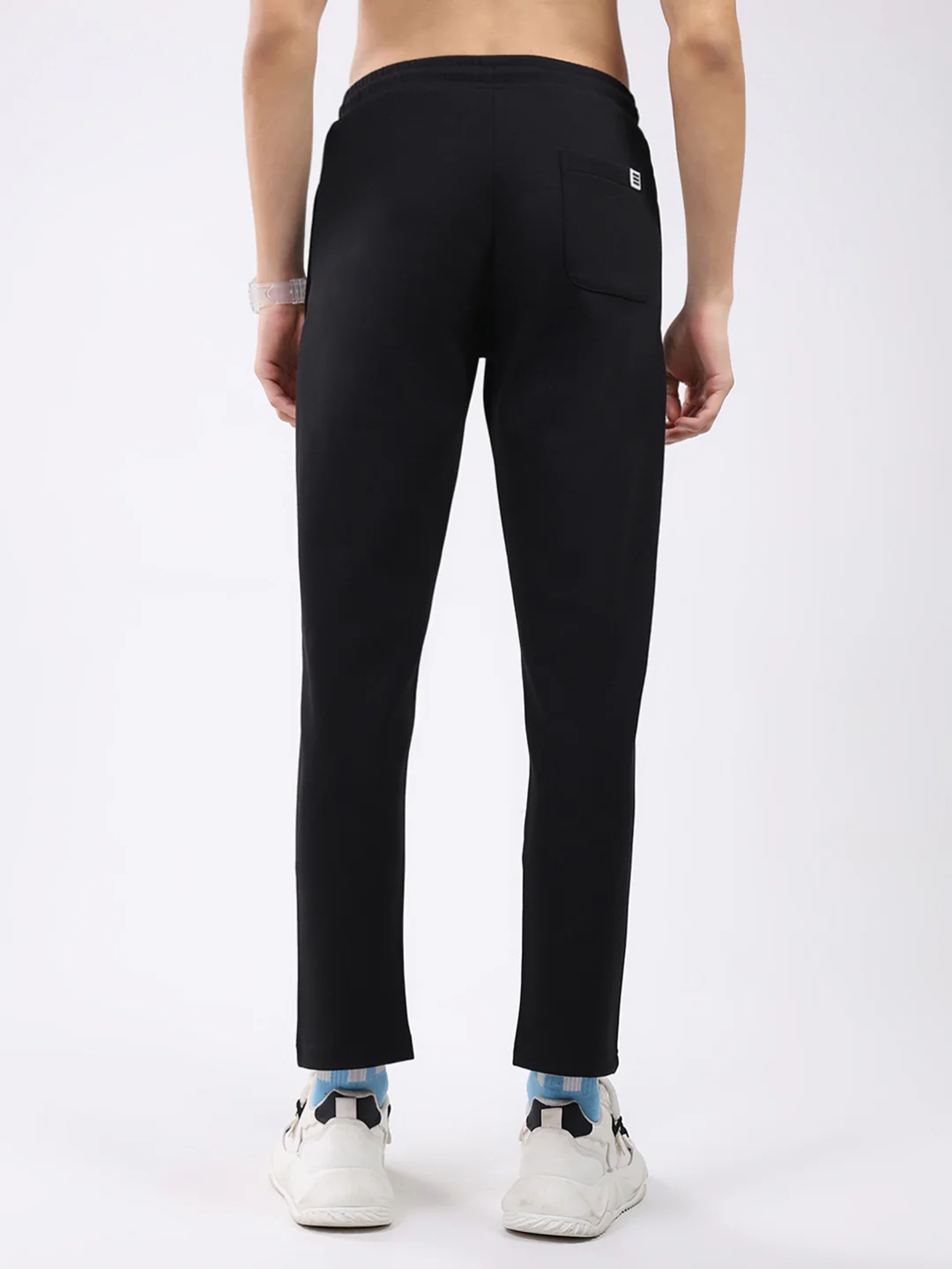Rock.it Men Black Solid Slim Fit Winter Lower - Image 5