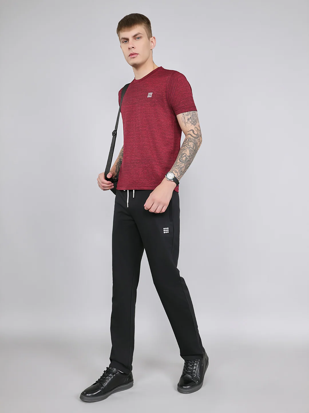Rock.it Men Black Solid Smart Fit Lower - Image 6