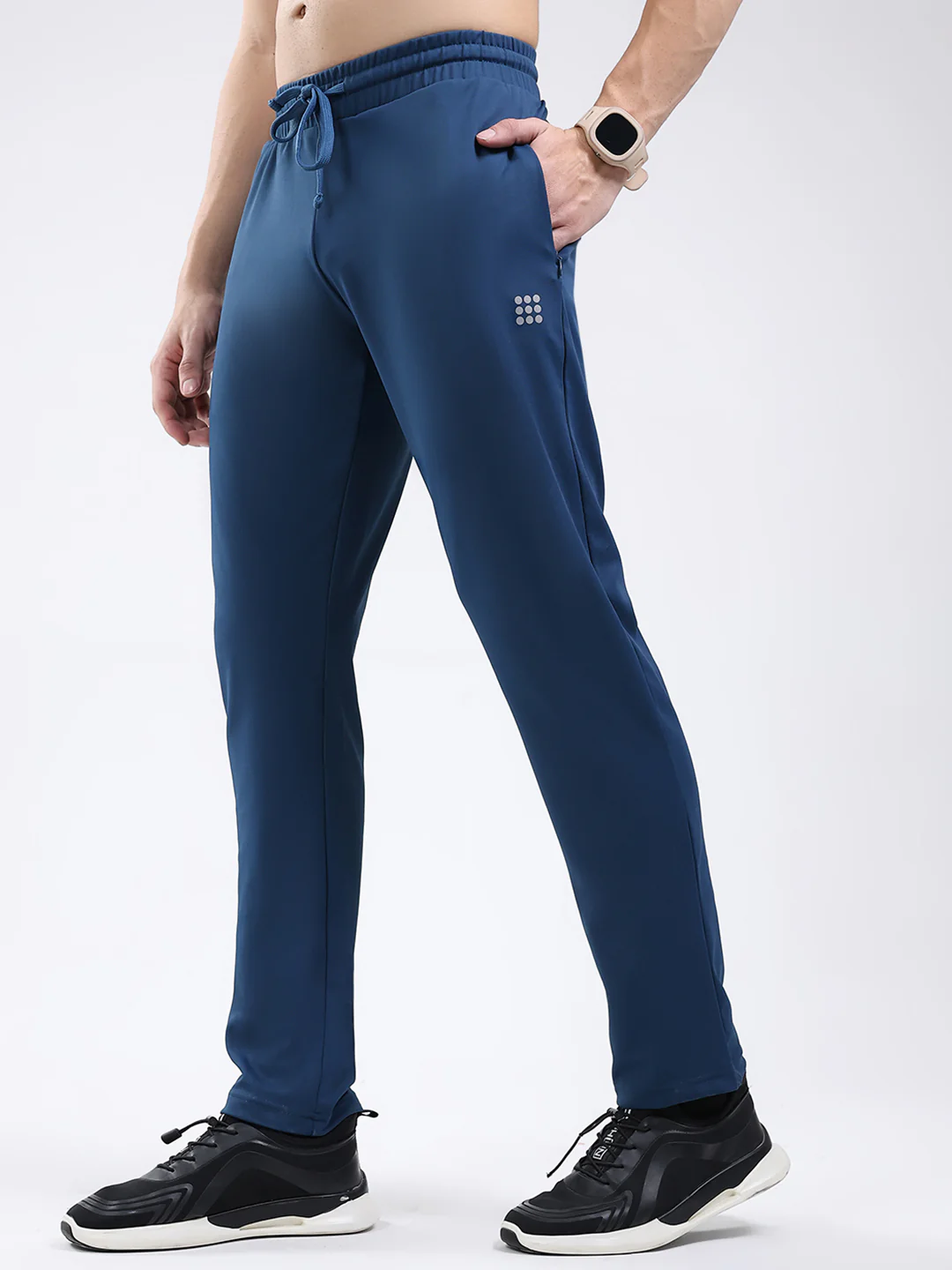 Rock.it Men Blue Solid Regular Fit Winter Lower - Image 3