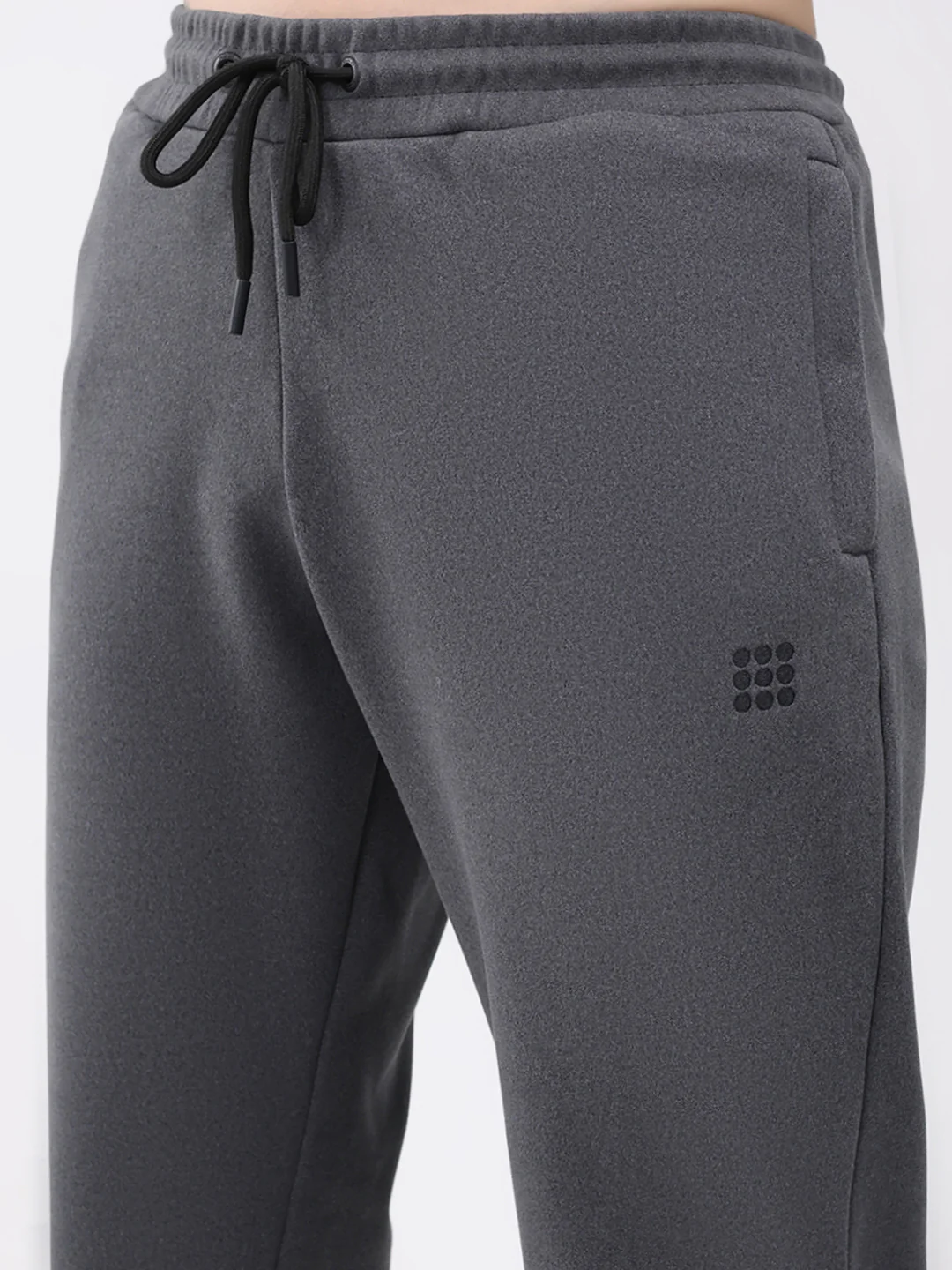 Rock.it Men Grey Solid Regular Fit Winter Lower - Image 6