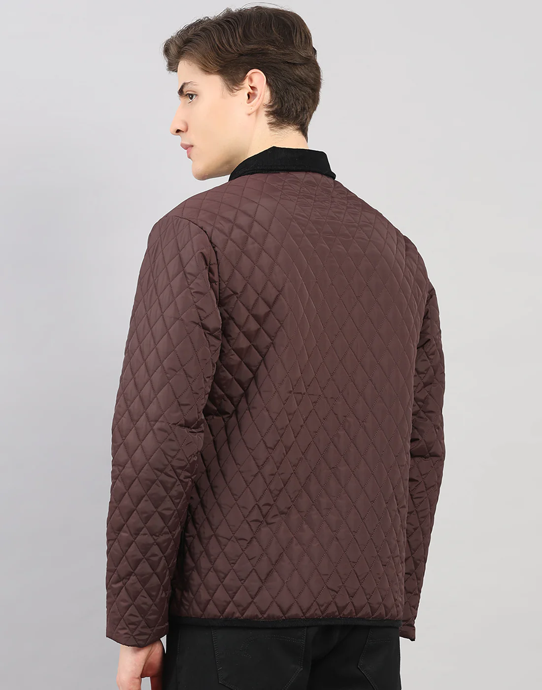 Rock.it Men Maroon Solid Collar Full Sleeve Jacket - Image 4