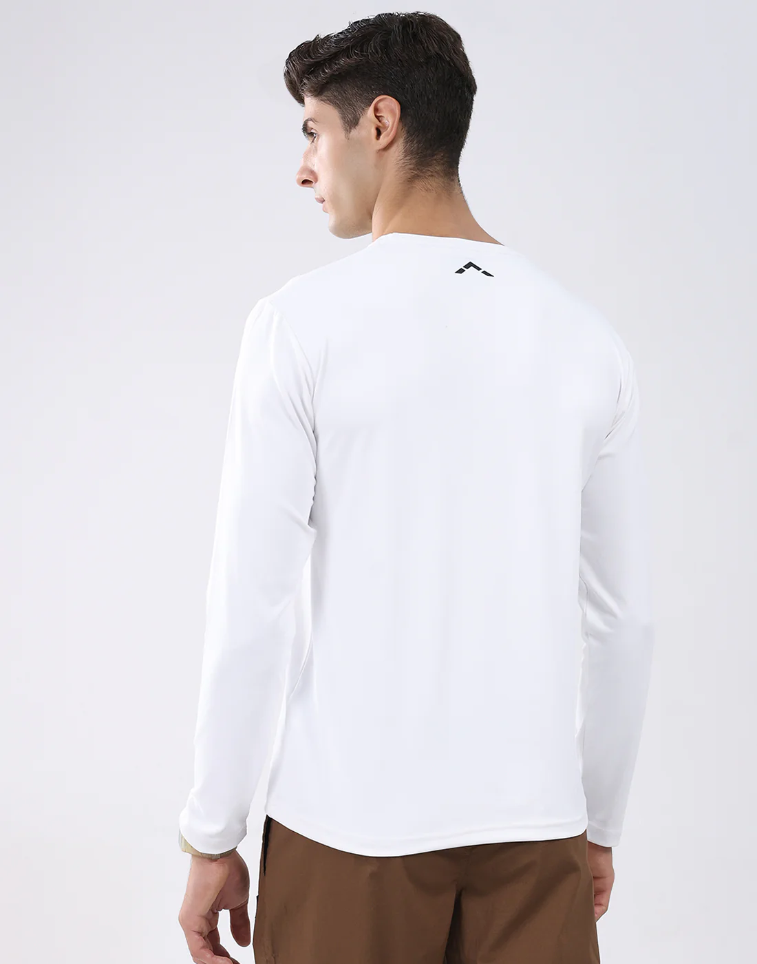 Rock.it Men White Solid Round Neck Full Sleeve T-Shirt - Image 4