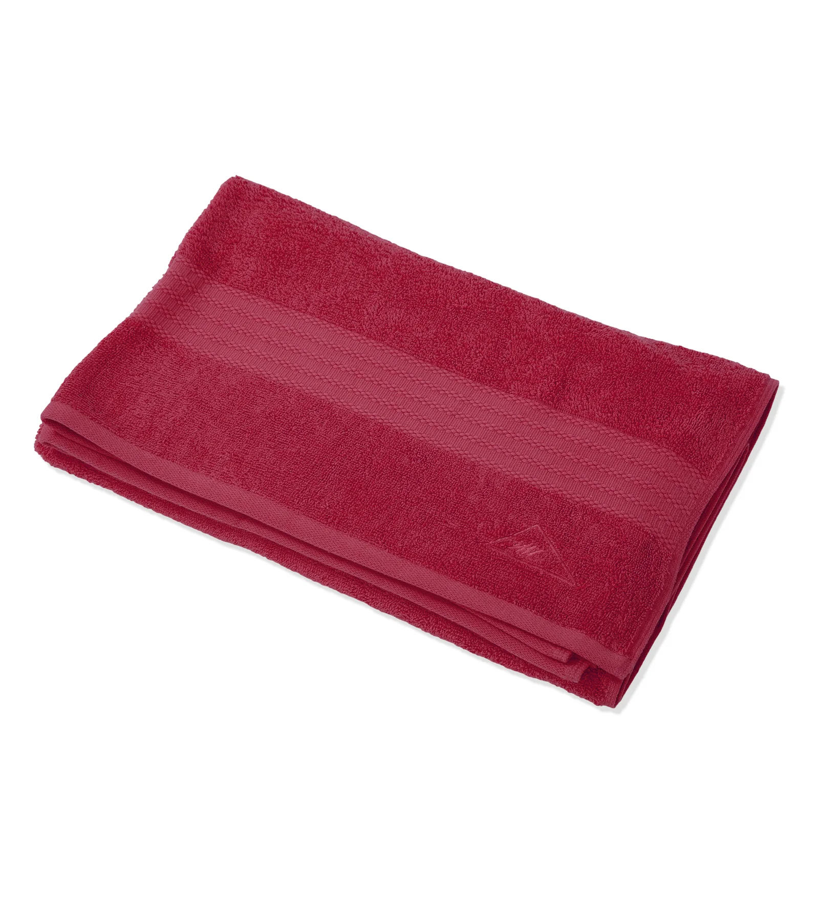 Rose Red Pure Cotton Solid 380 GSM Bath Towel 1 Piece (Jazz Collection) - Image 4
