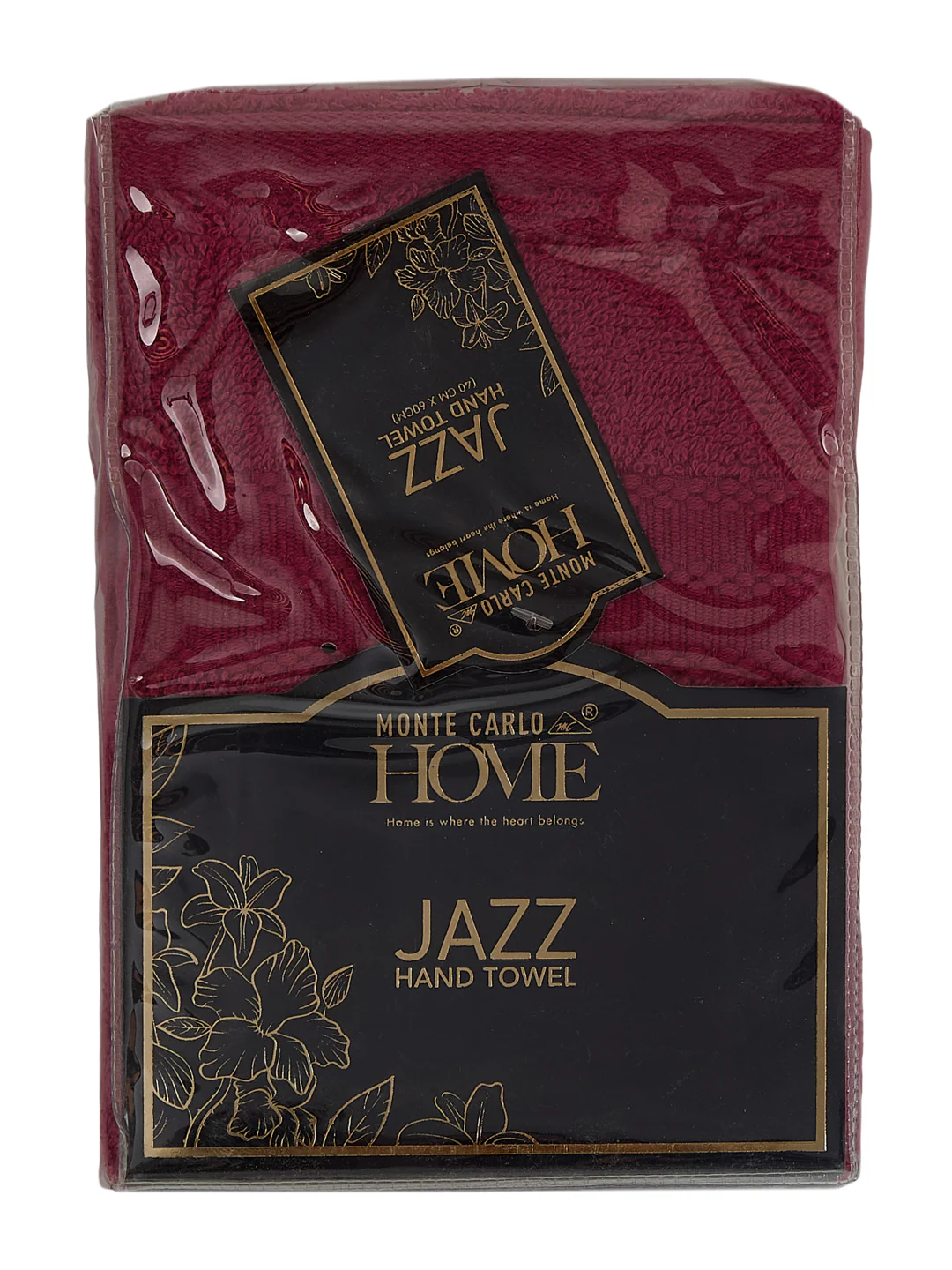 Rose Red Pure Cotton Solid 380 GSM Hand Towel 2 Pc Set (Jazz Collection) - Image 11