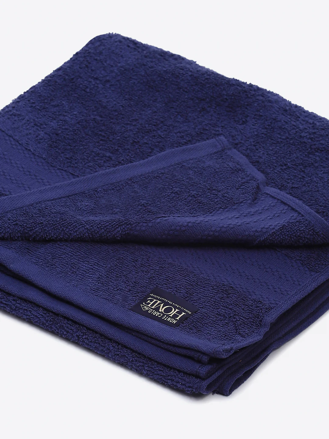 Royal Blue Cotton Solid 400 GSM Bath Towel (Jazz) - Image 3