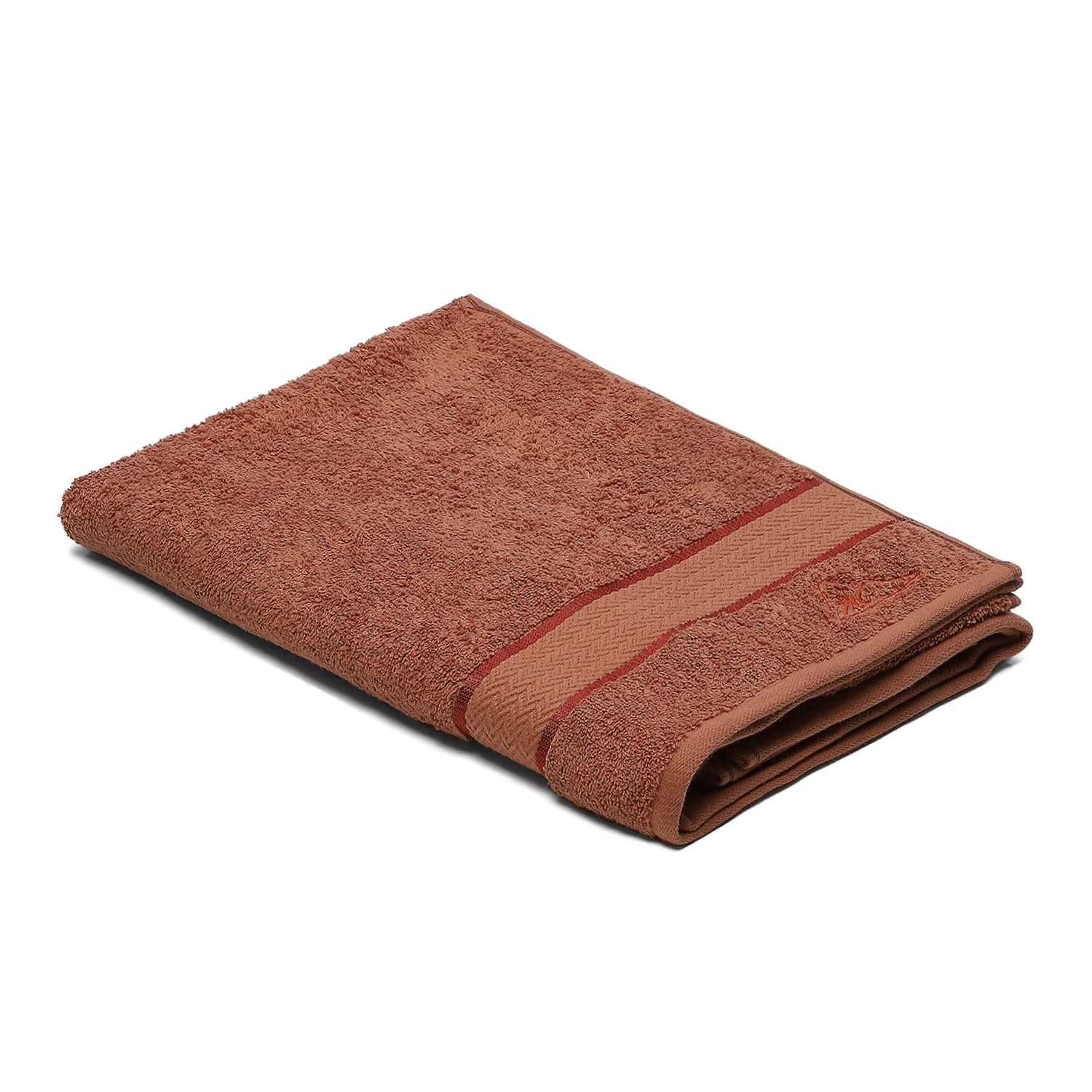 Rust Cotton 450 GSM Bath Towel - Image 2