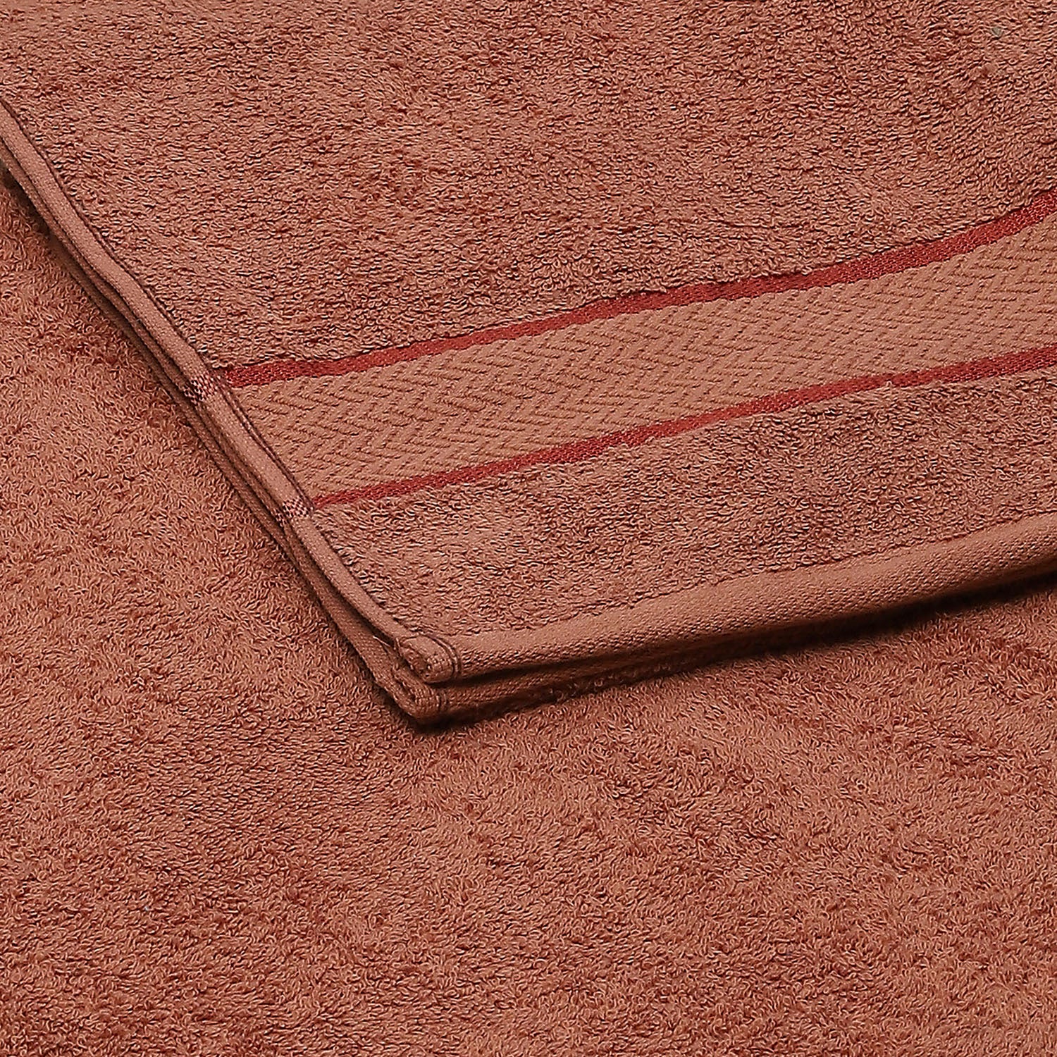 Rust Cotton 450 GSM Bath Towel - Image 3