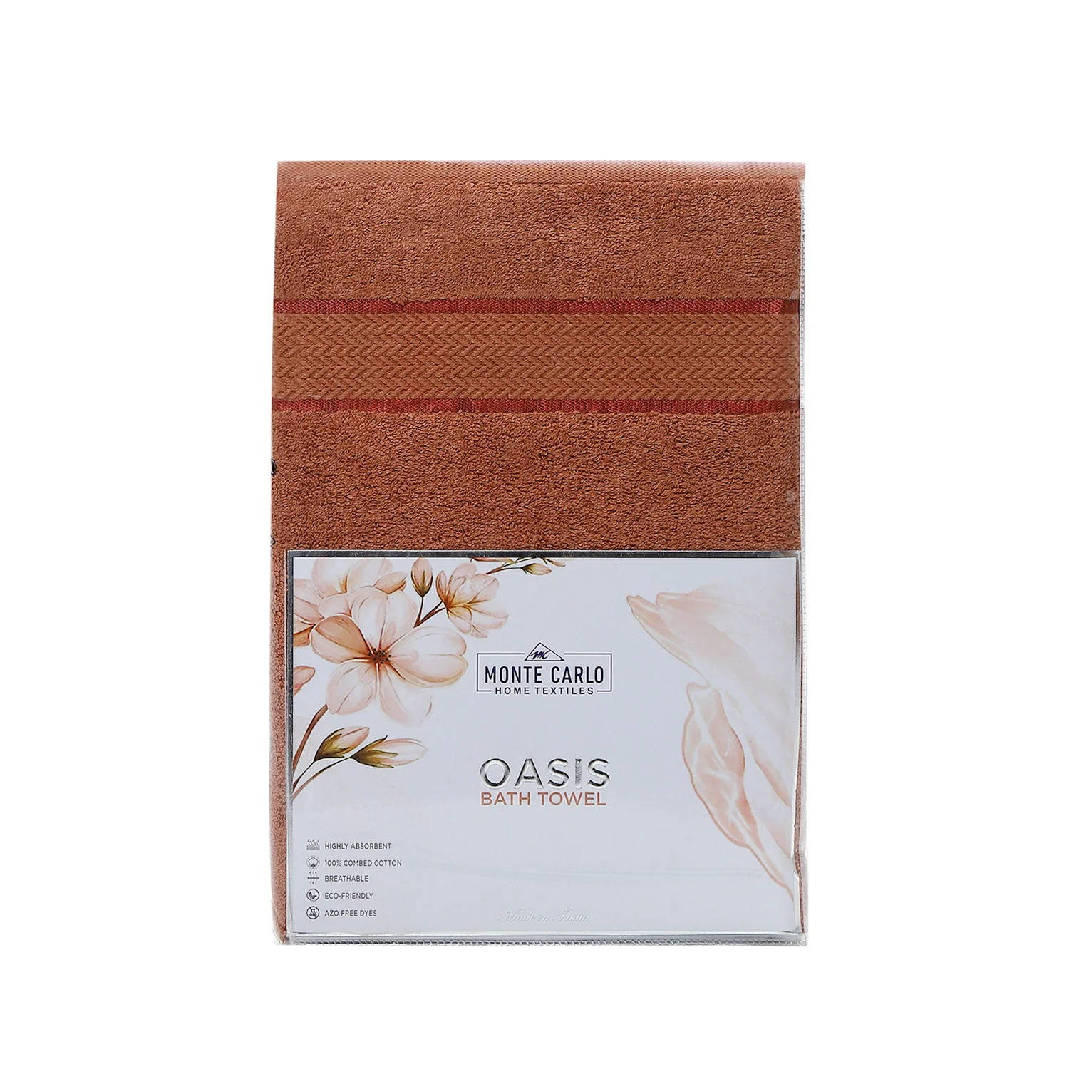 Rust Cotton 450 GSM Bath Towel - Image 5