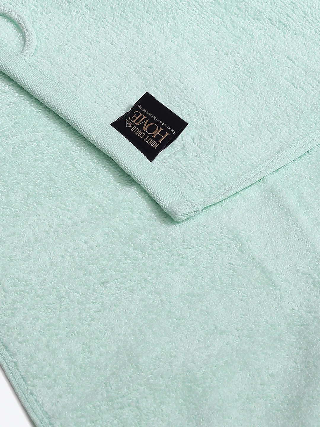 Sea Green Cotton Solid 350 GSM Hand Towel (Pack of 2) - Image 3