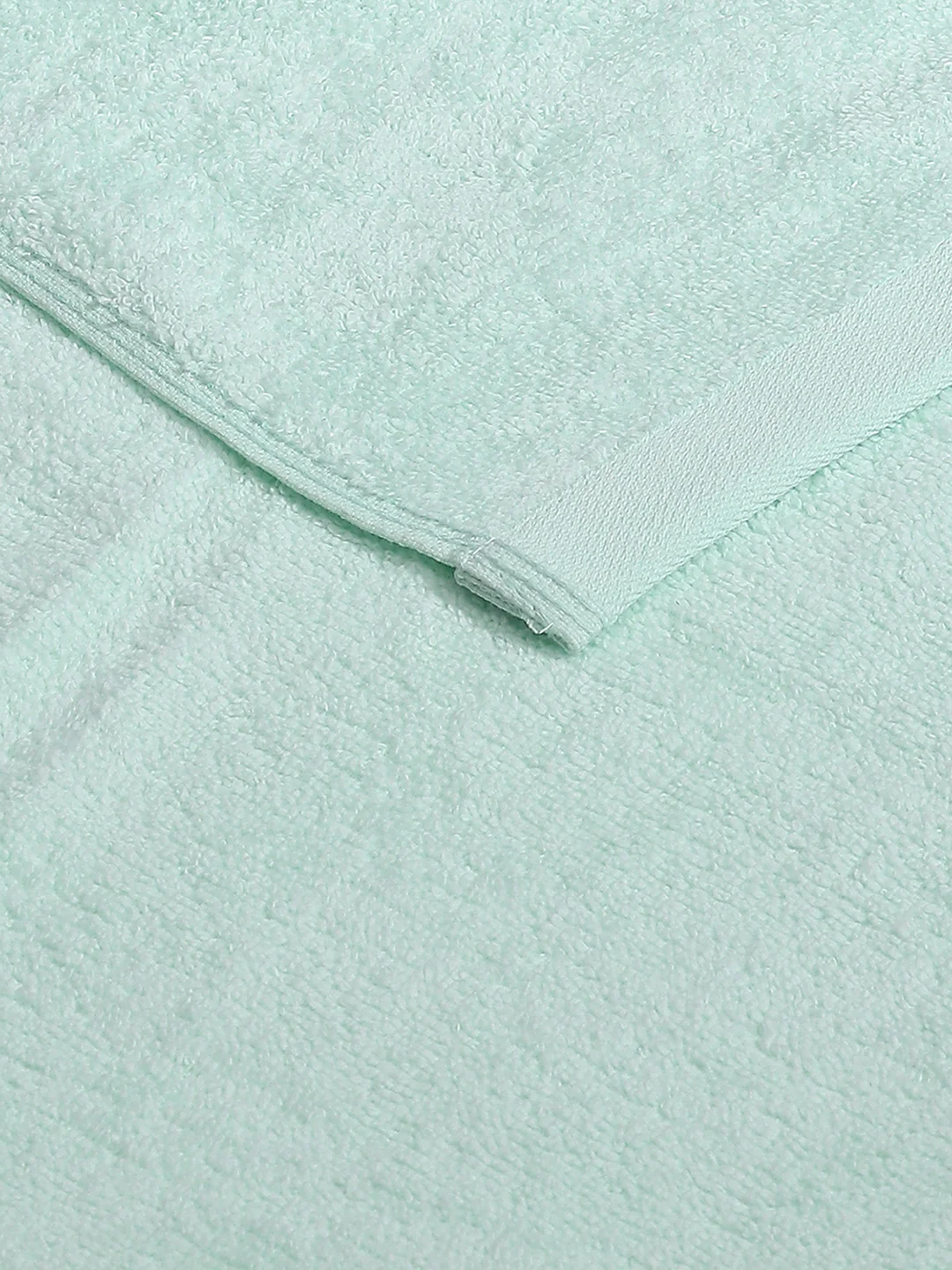 Sea Green Cotton Solid 350 GSM Hand Towel (Pack of 2) - Image 4