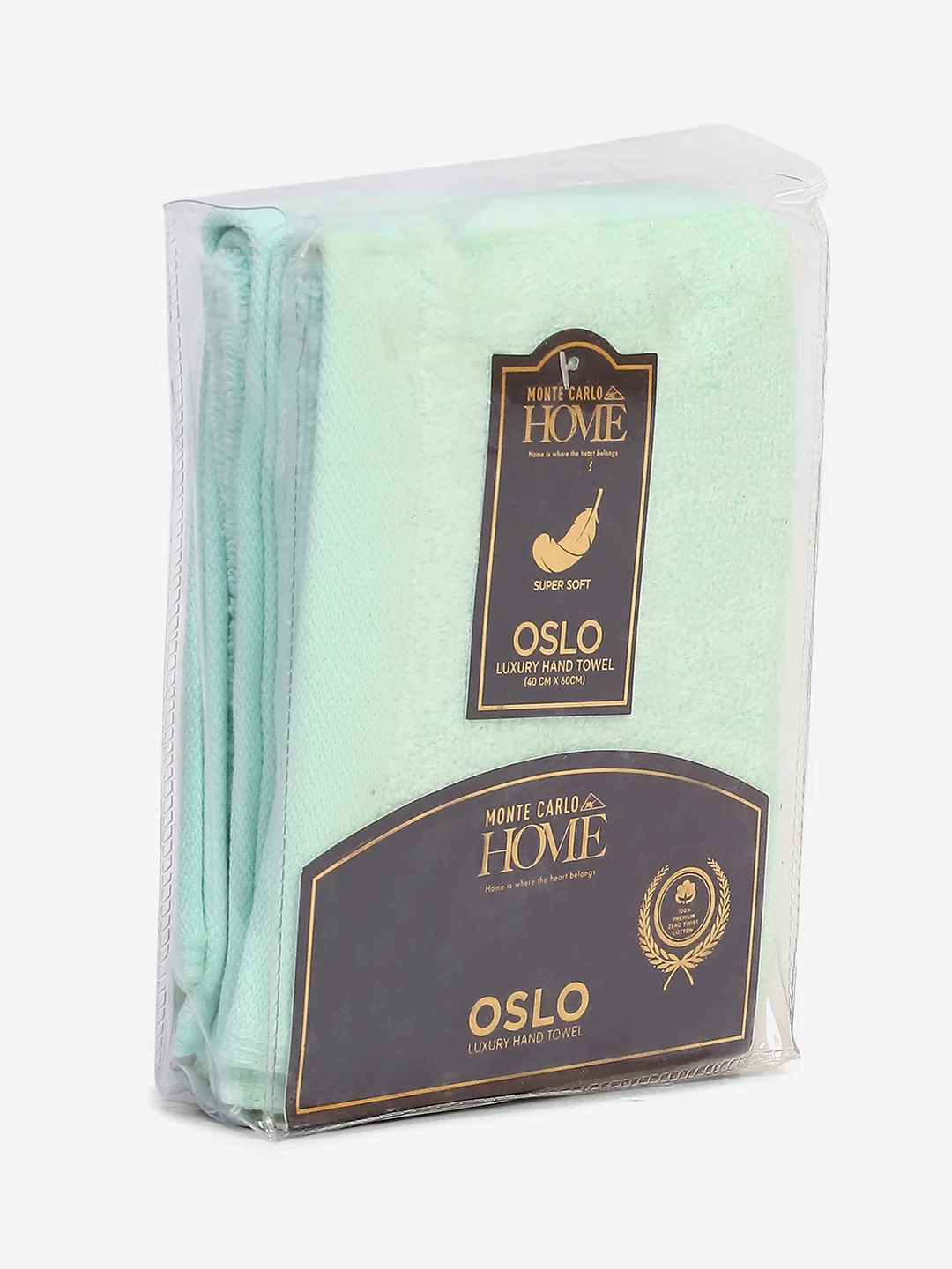 Sea Green Cotton Solid 350 GSM Hand Towel (Pack of 2) - Image 5