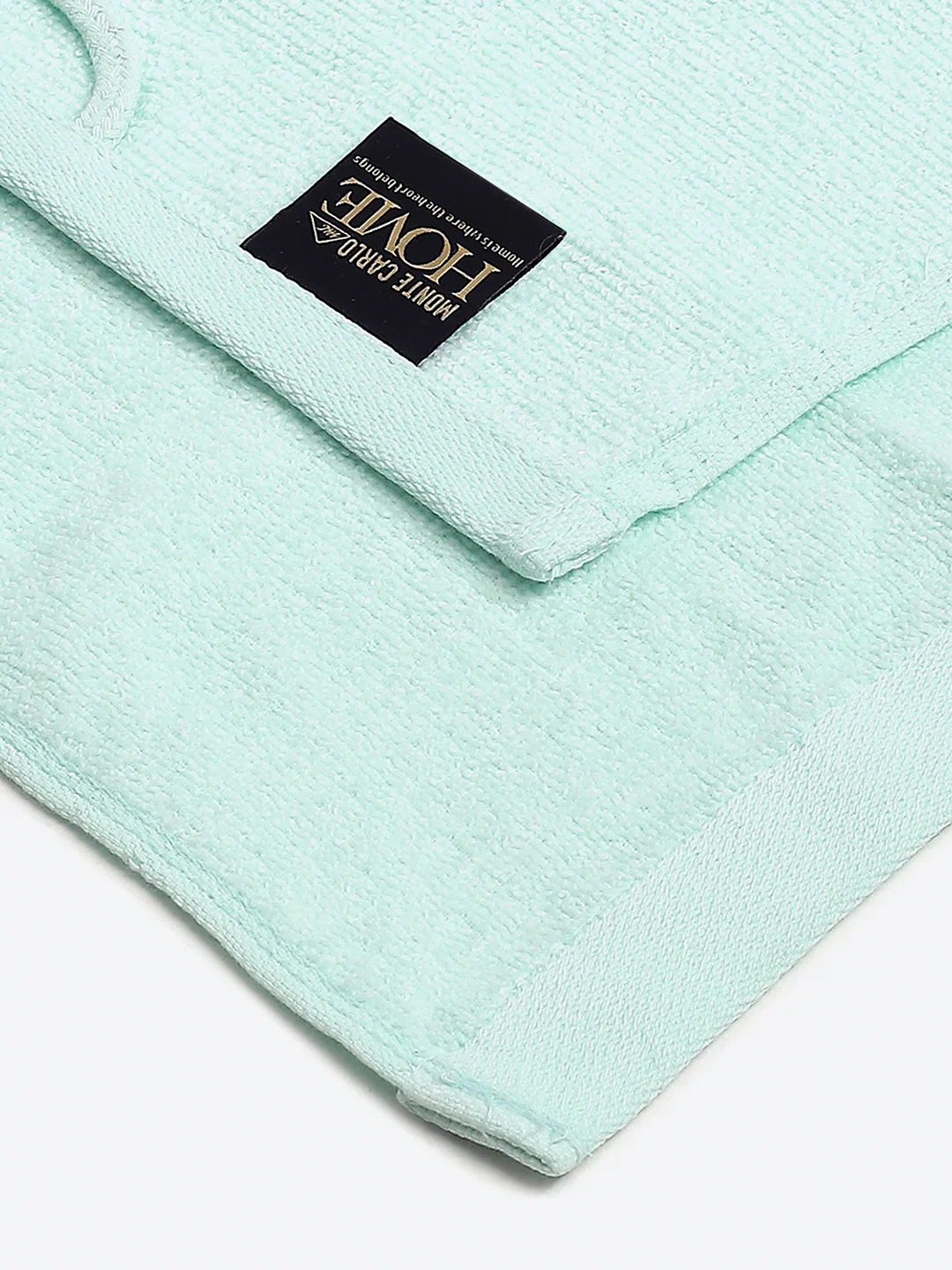 Sea Green Cotton Solid 600 GSM Face Towel (Pack of 4) - Image 3