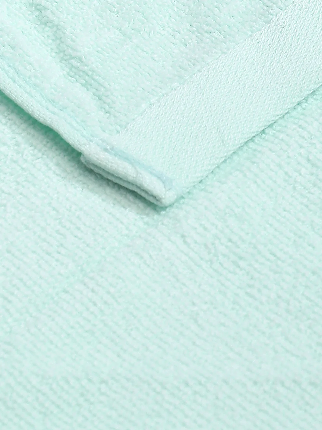 Sea Green Cotton Solid 600 GSM Face Towel (Pack of 4) - Image 4