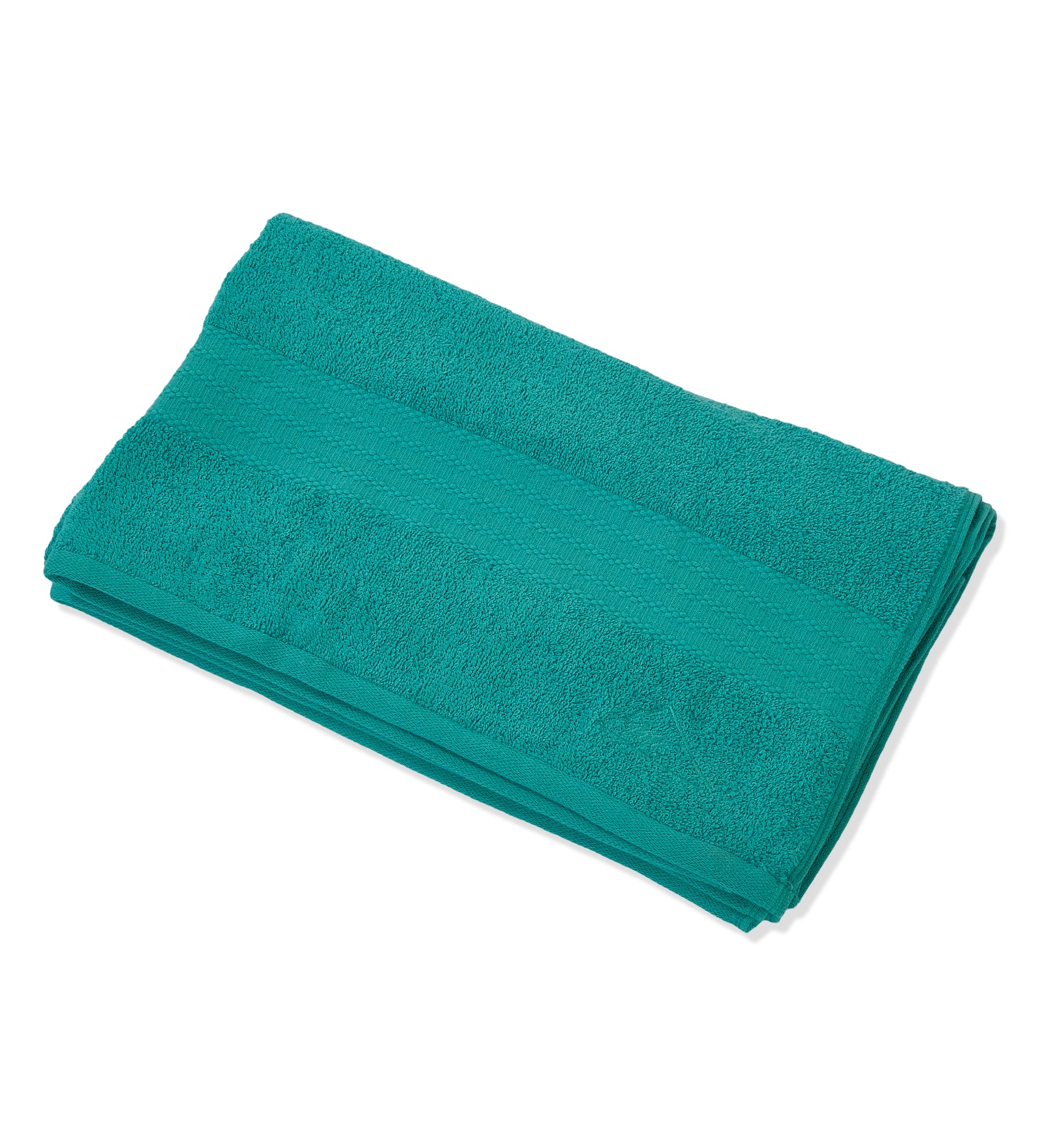 Sea Green Pure Cotton Solid 380 GSM Bath Towel 1 Piece (Jazz Collection) - Image 4
