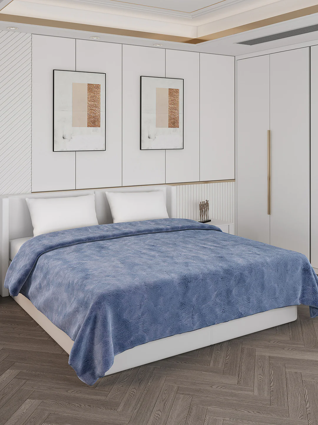 Self Design Double Bed 1000 GSM Blanket Henry 2 Ply (Weight 6.3 kg) - Image 4