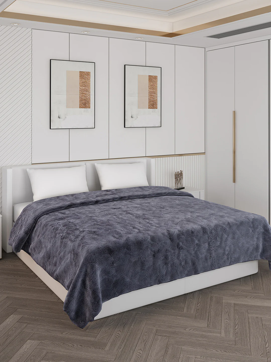 Self Design Double Bed 1000 GSM Blanket Henry 2 Ply (Weight 6.3 kg) - Image 4