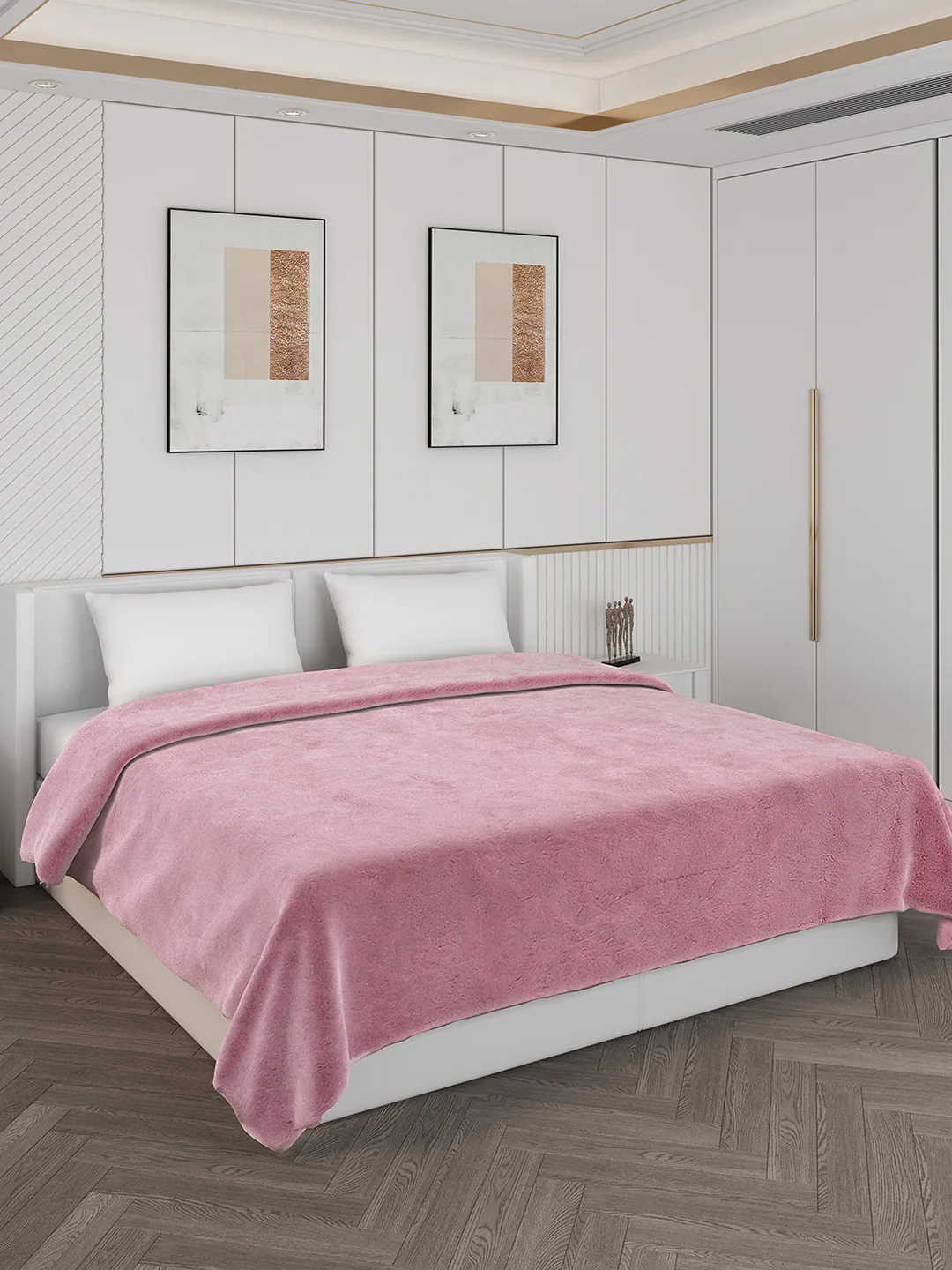 Self Design Double Bed 1000 GSM Blanket Henry 2 Ply (Weight 6.3 kg) - Image 4