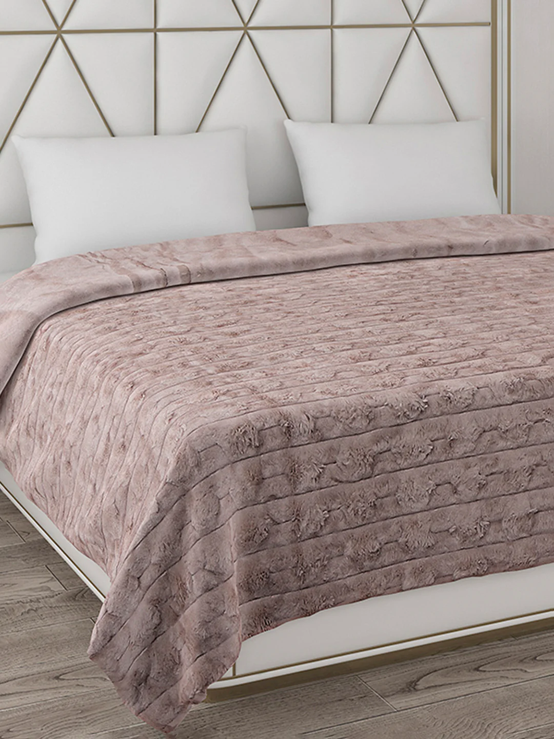Self Design Double Bed 850 GSM Blanket Orion 2 Ply (Weight 4.5 kg)