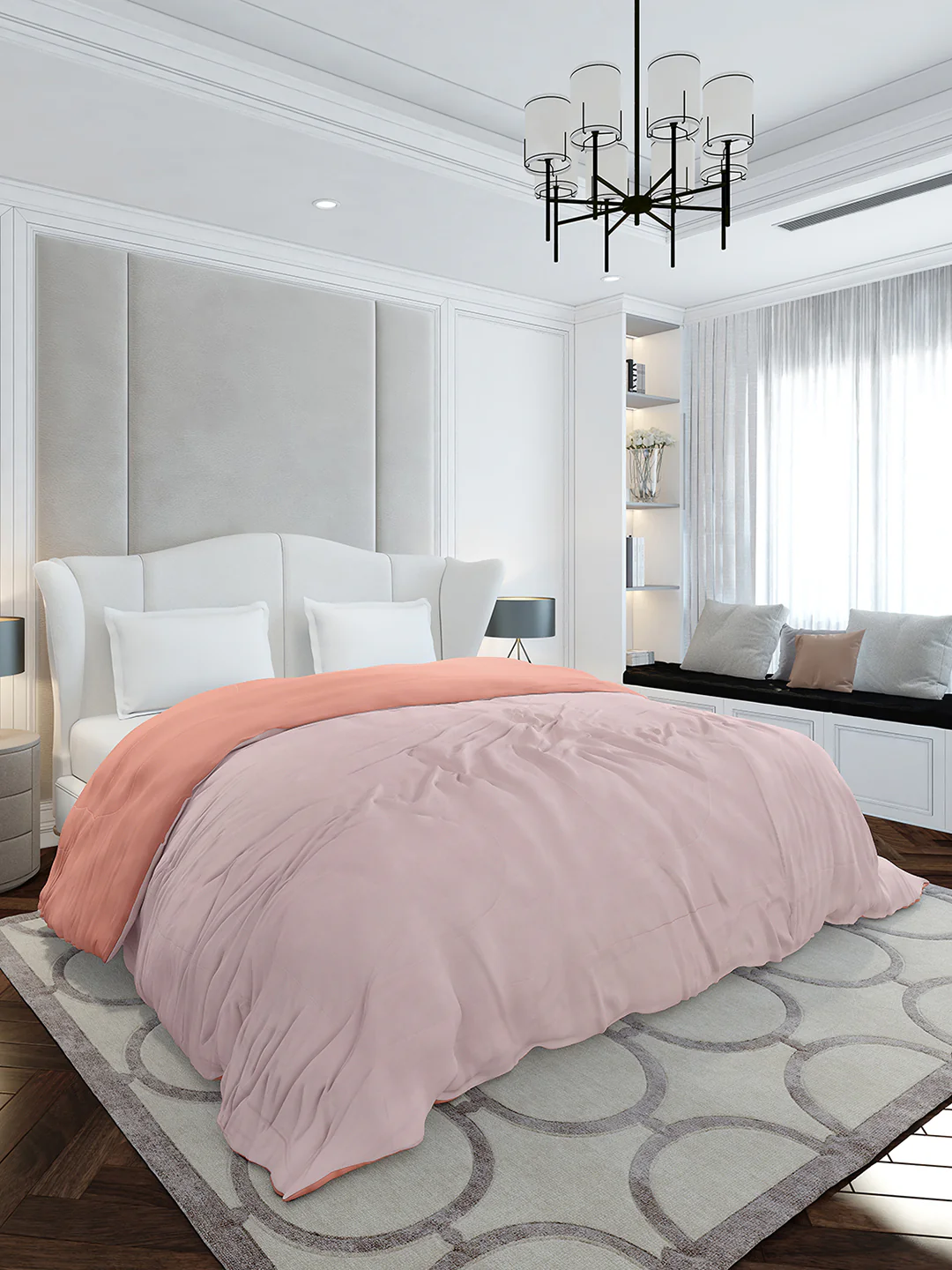 Solid Double Bed 110 GSM Comforter for AC Room - (Icefelgdb) - Image 5