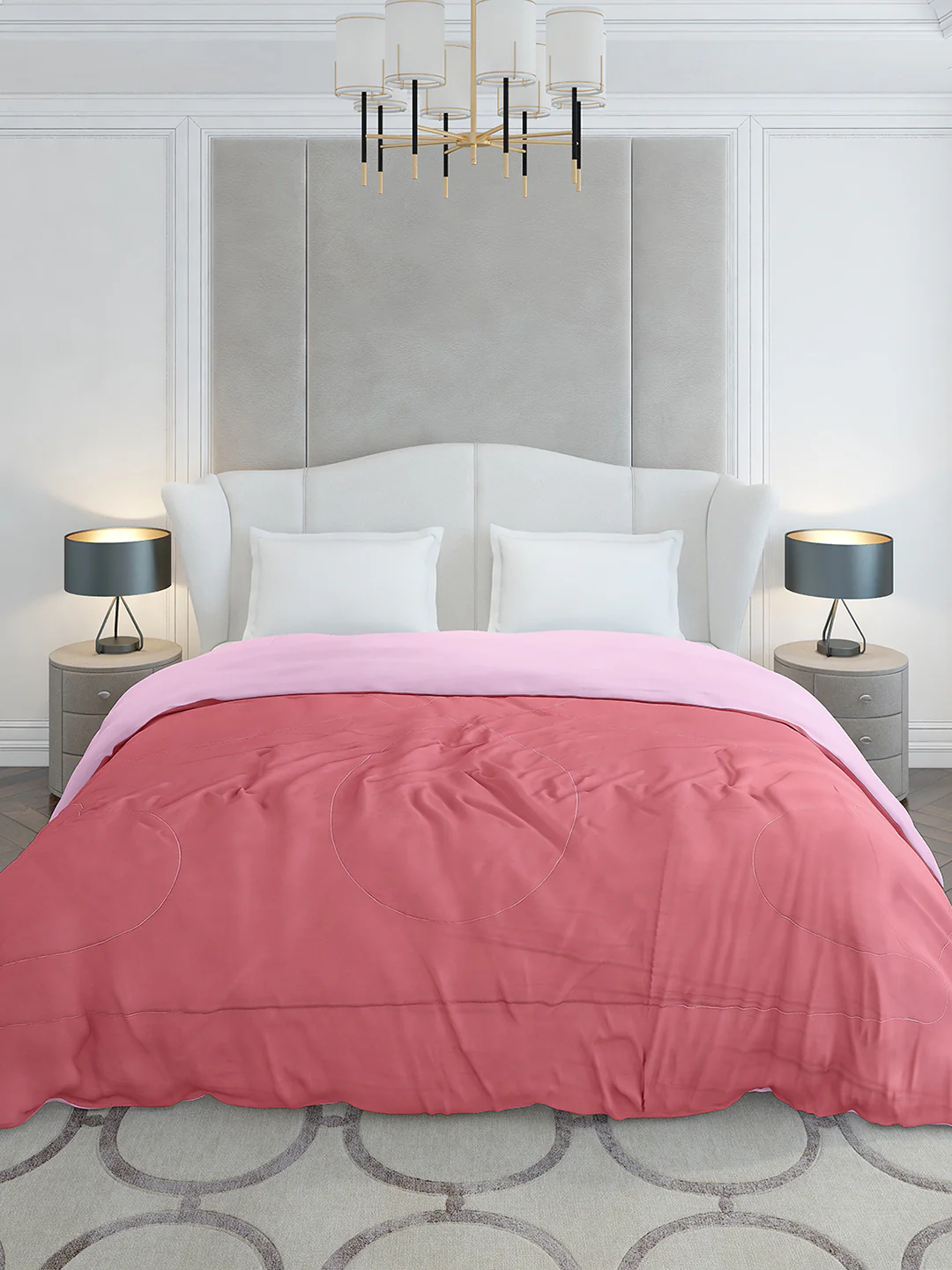 Solid Double Bed 110 GSM Comforter for AC Room - (Icefelgdb) - Image 3