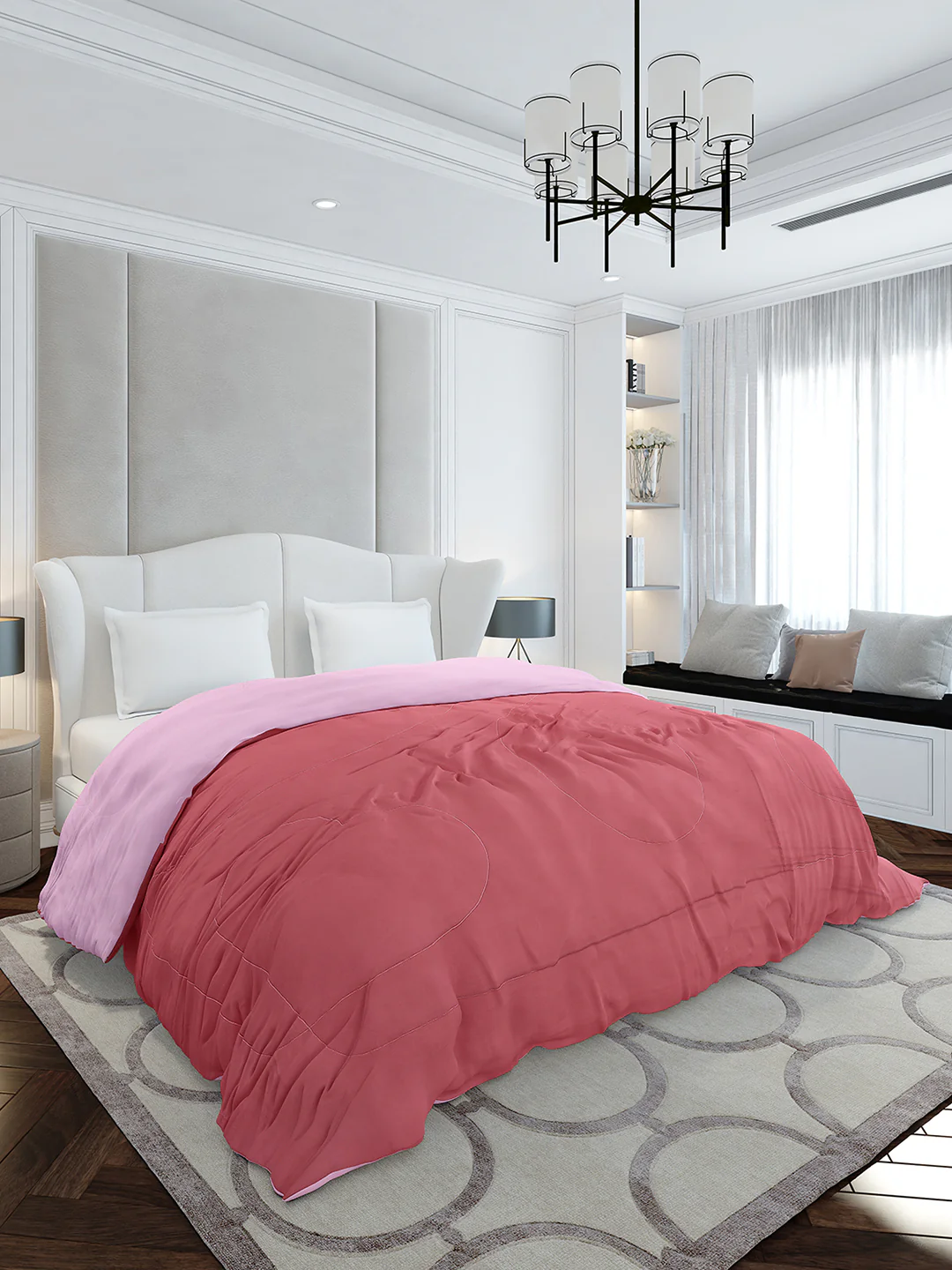 Solid Double Bed 110 GSM Comforter for AC Room - (Icefelgdb) - Image 4