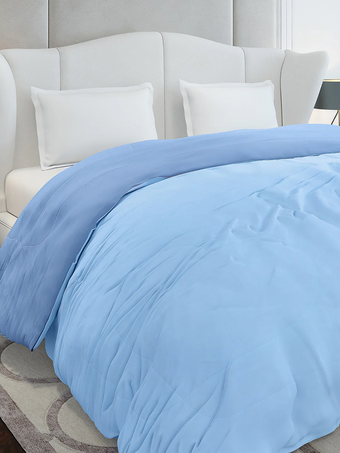 Solid Double Bed 110 GSM Comforter for AC Room - (Icefelgdb) - Image 6