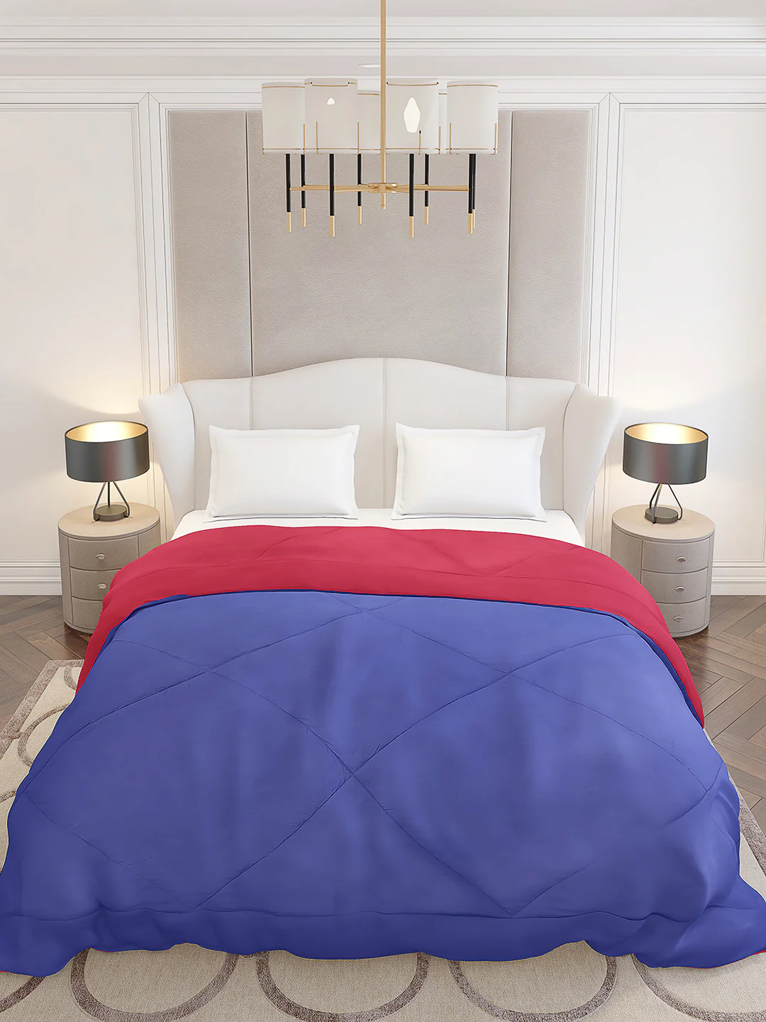 Solid Double Bed 210 GSM Comforter Ava for Mild Winter (Weight 0.9 kg) - Image 3