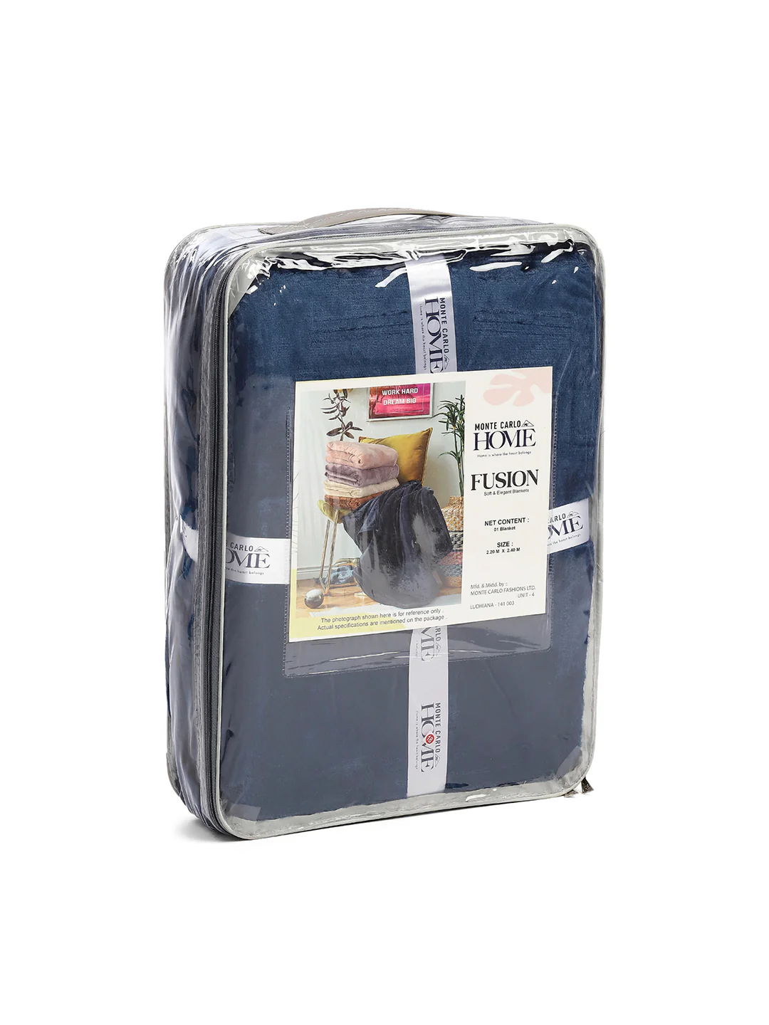 Solid Double Bed 300 GSM Blanket for AC Room - (Fusion) - Image 8