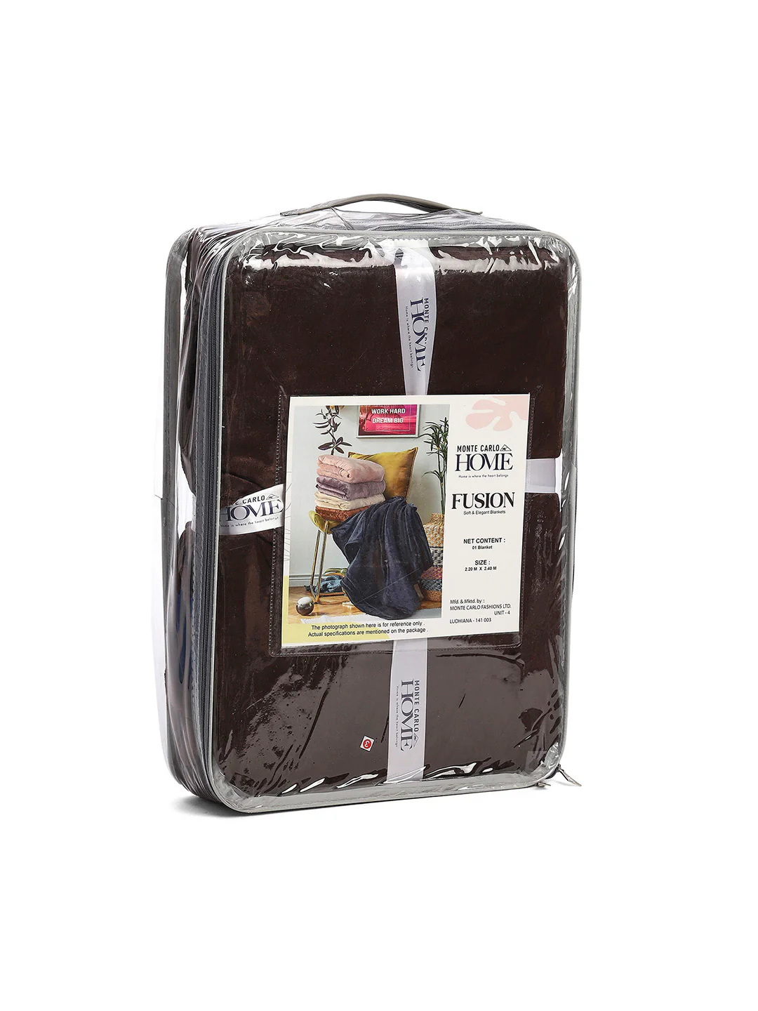Solid Double Bed 300 GSM Blanket for AC Room - (Fusion) - Image 8