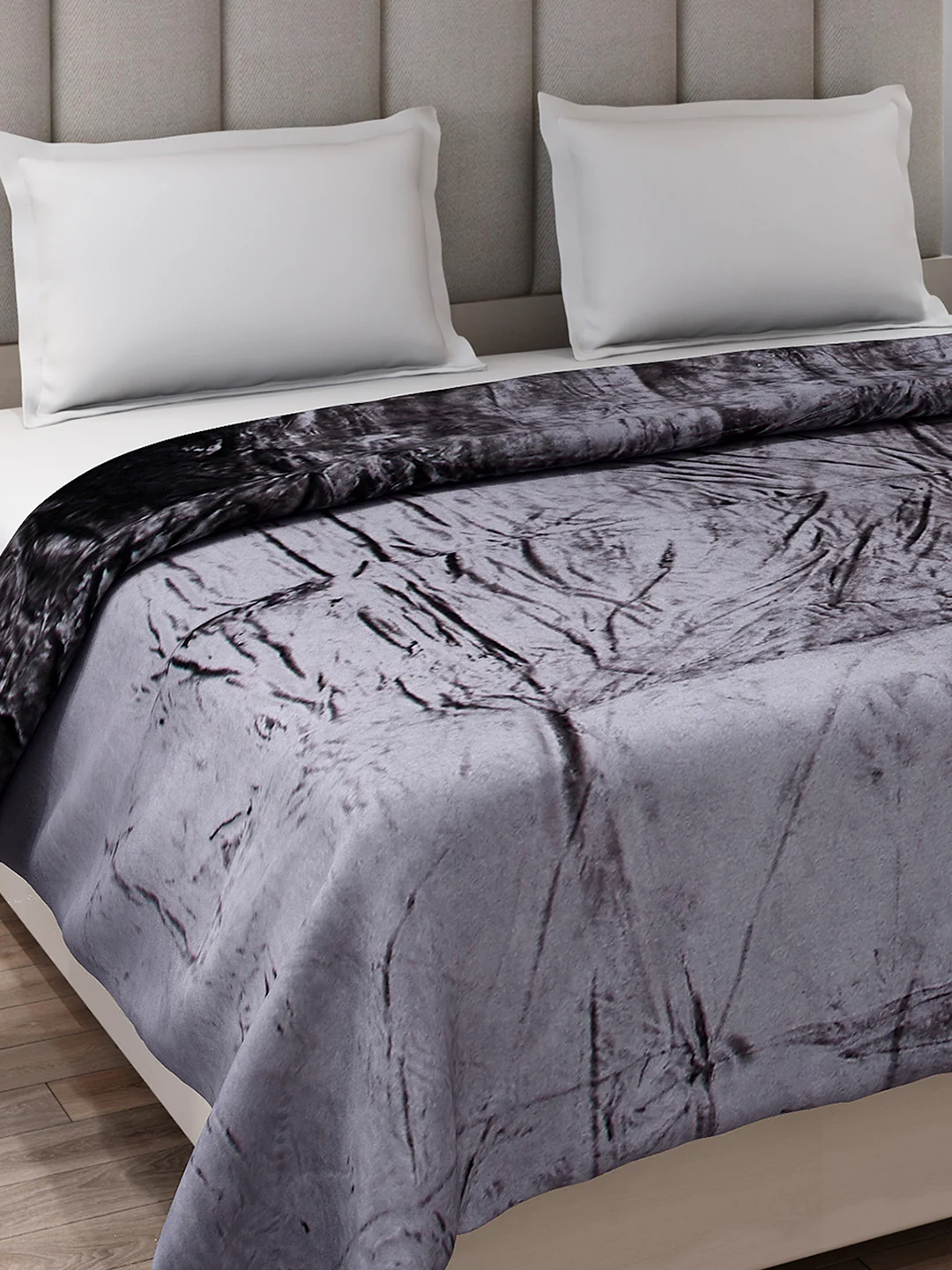 Solid Double Bed 300 GSM Blanket for AC Room - (Fusion) - Image 4