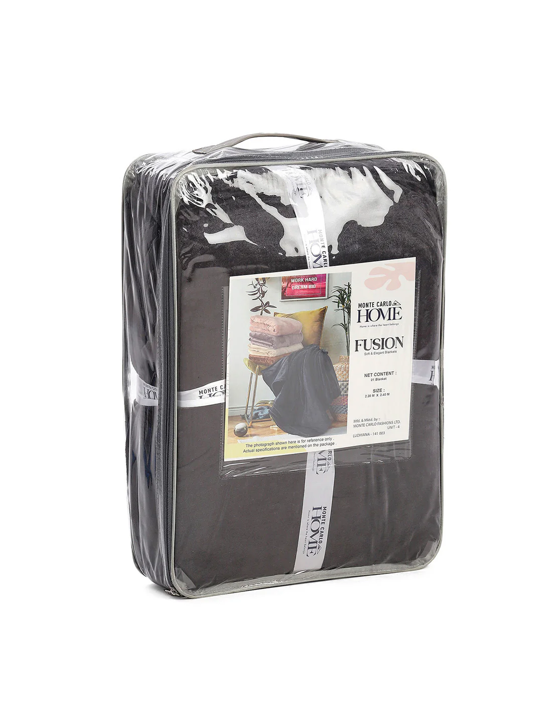 Solid Double Bed 300 GSM Blanket for AC Room - (Fusion) - Image 8