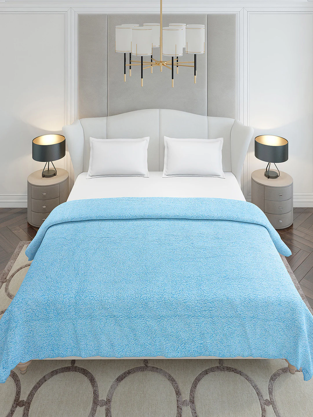 Solid Double Bed 300 GSM Blanket for AC Room - (Scotish) - Image 2