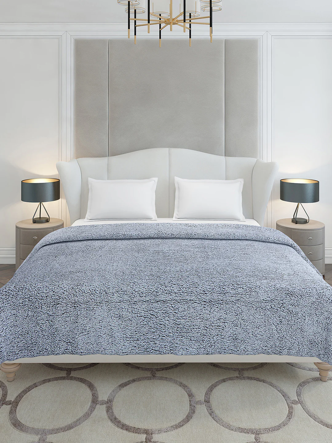 Solid Double Bed 300 GSM Blanket for AC Room - (Scotish) - Image 3