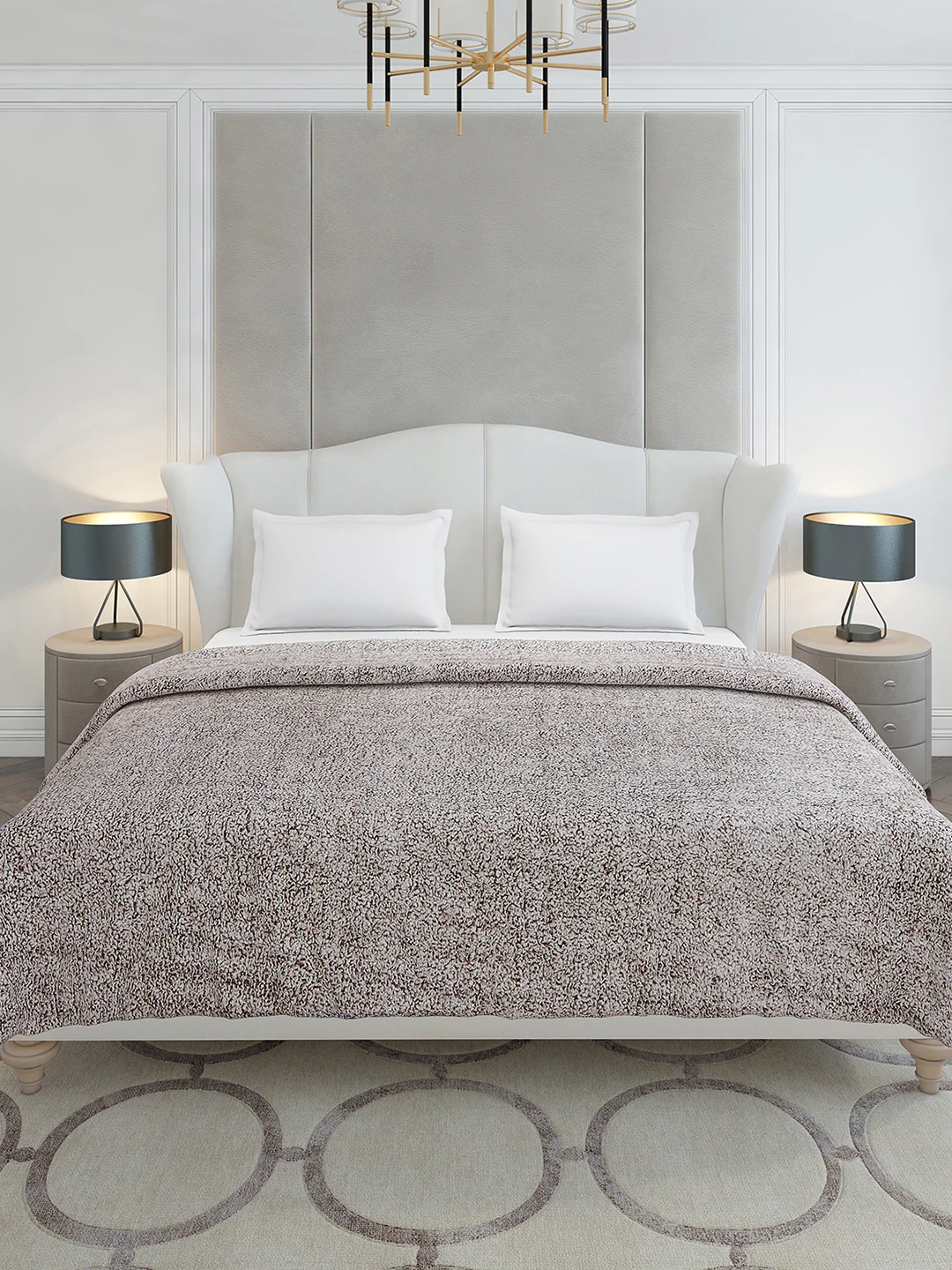 Solid Double Bed 300 GSM Blanket for AC Room - (Scotish) - Image 3