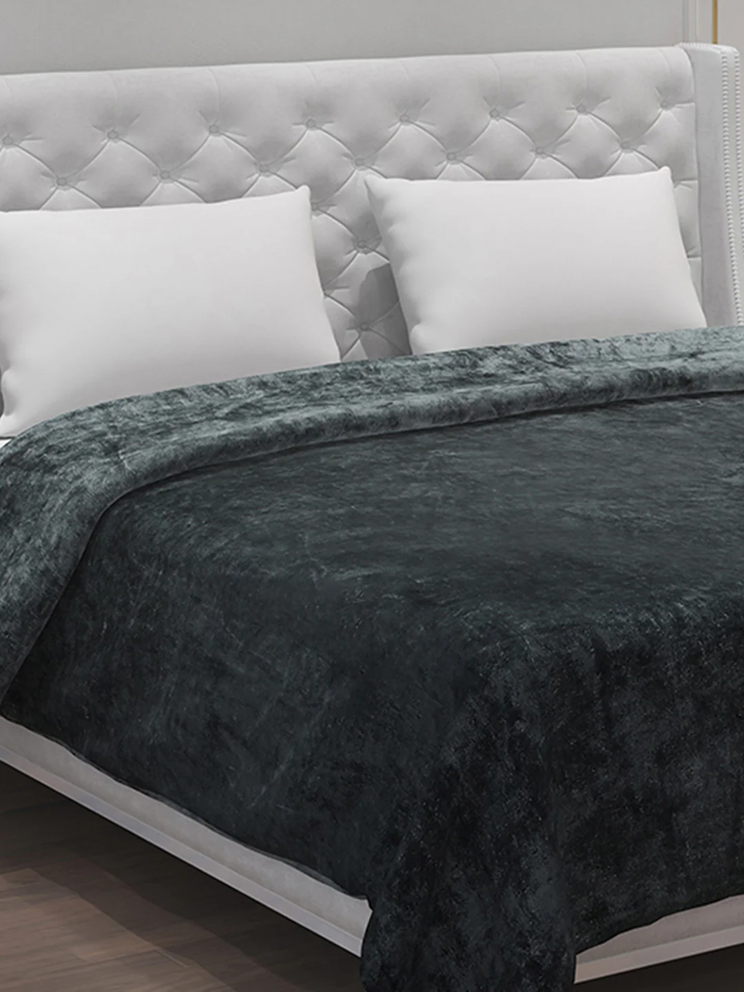 Solid Polyester Double Bed Blanket for AC Room - Image 4